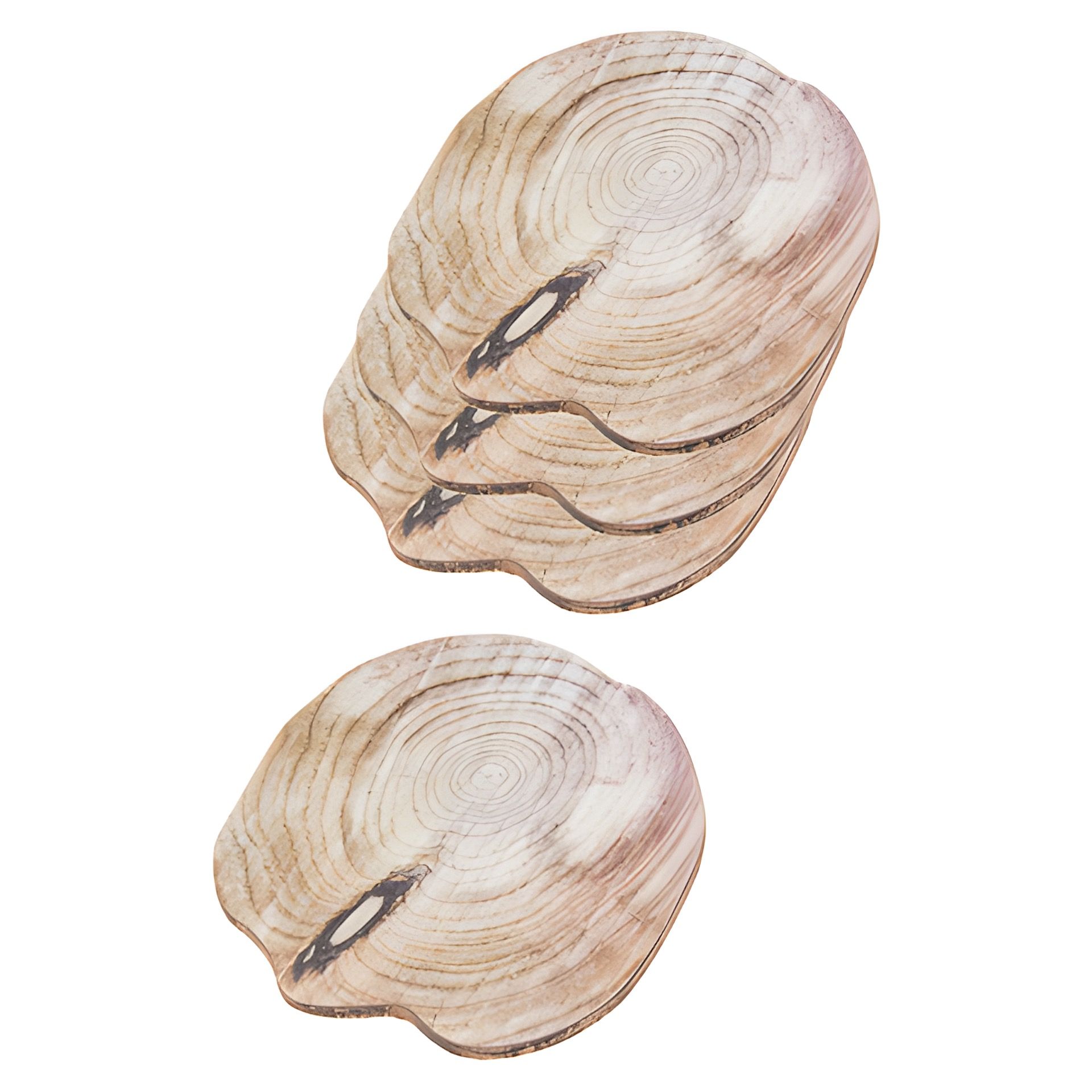 Untersetzer 'Holzdekor', 16 x 14,5 cm, 4er Pack