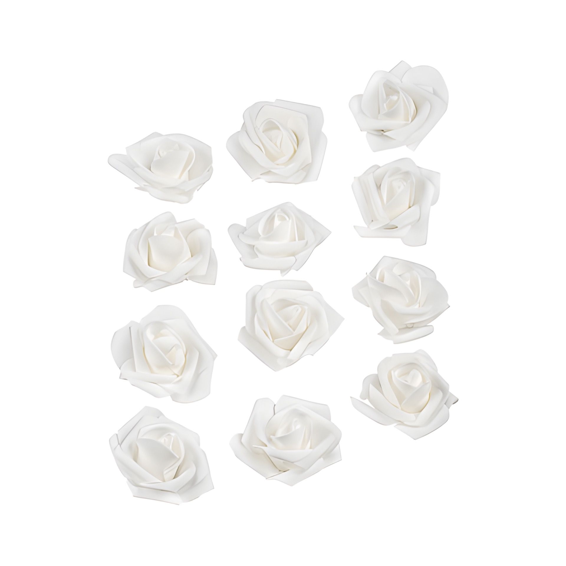Streudeko 'Rosenblüte' weiß, 12 Stück