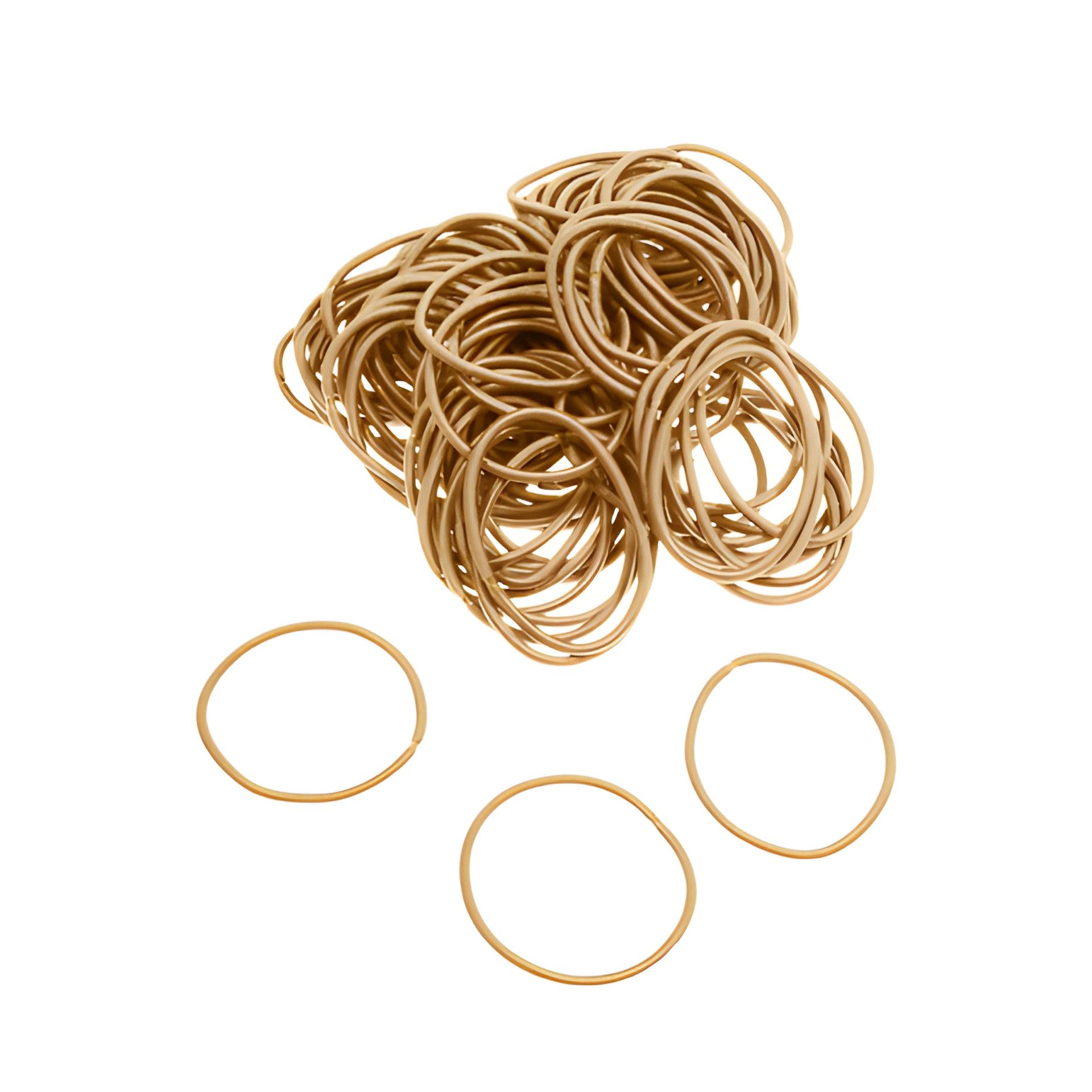 Elastische Schlaufen 40 mm, gold, 100 Stück