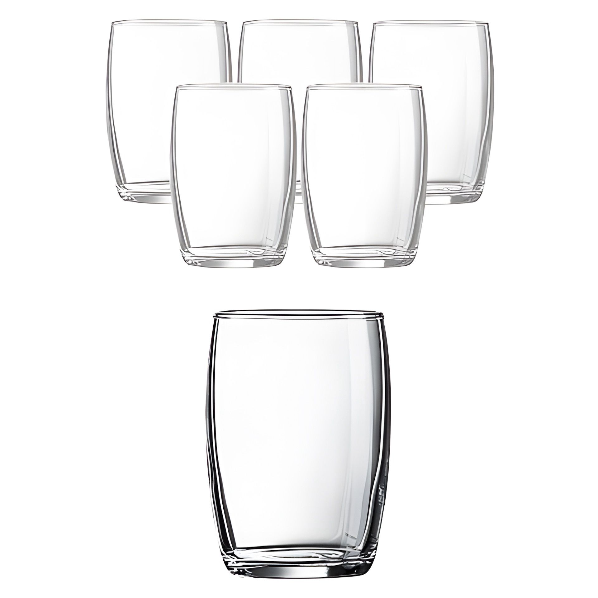 Becherglas 'Baril' 160 ml, 6er Set