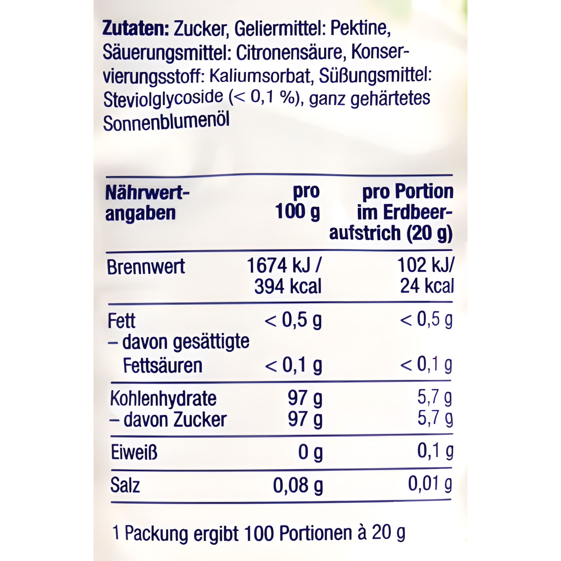 Stevia Gelierzucker, 500 g