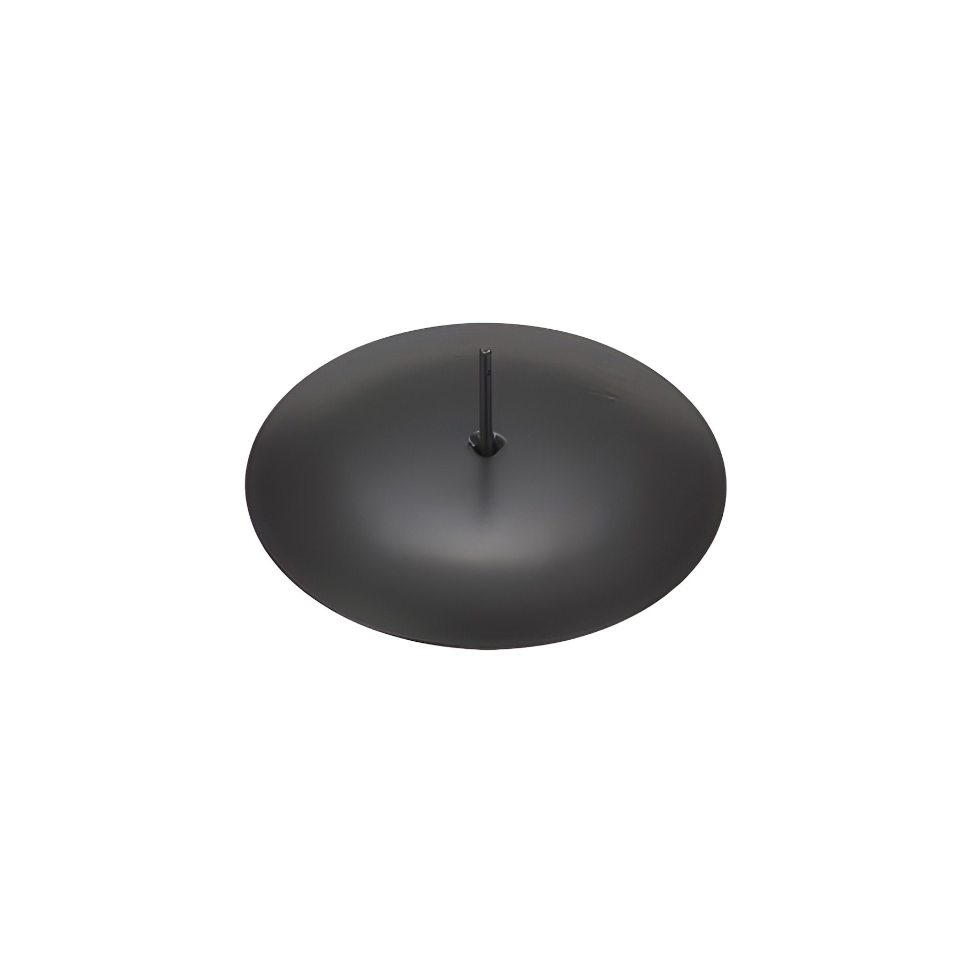Kerzenhalter 'Adventskranz' Ø 8 cm, schwarz, 4 Stück