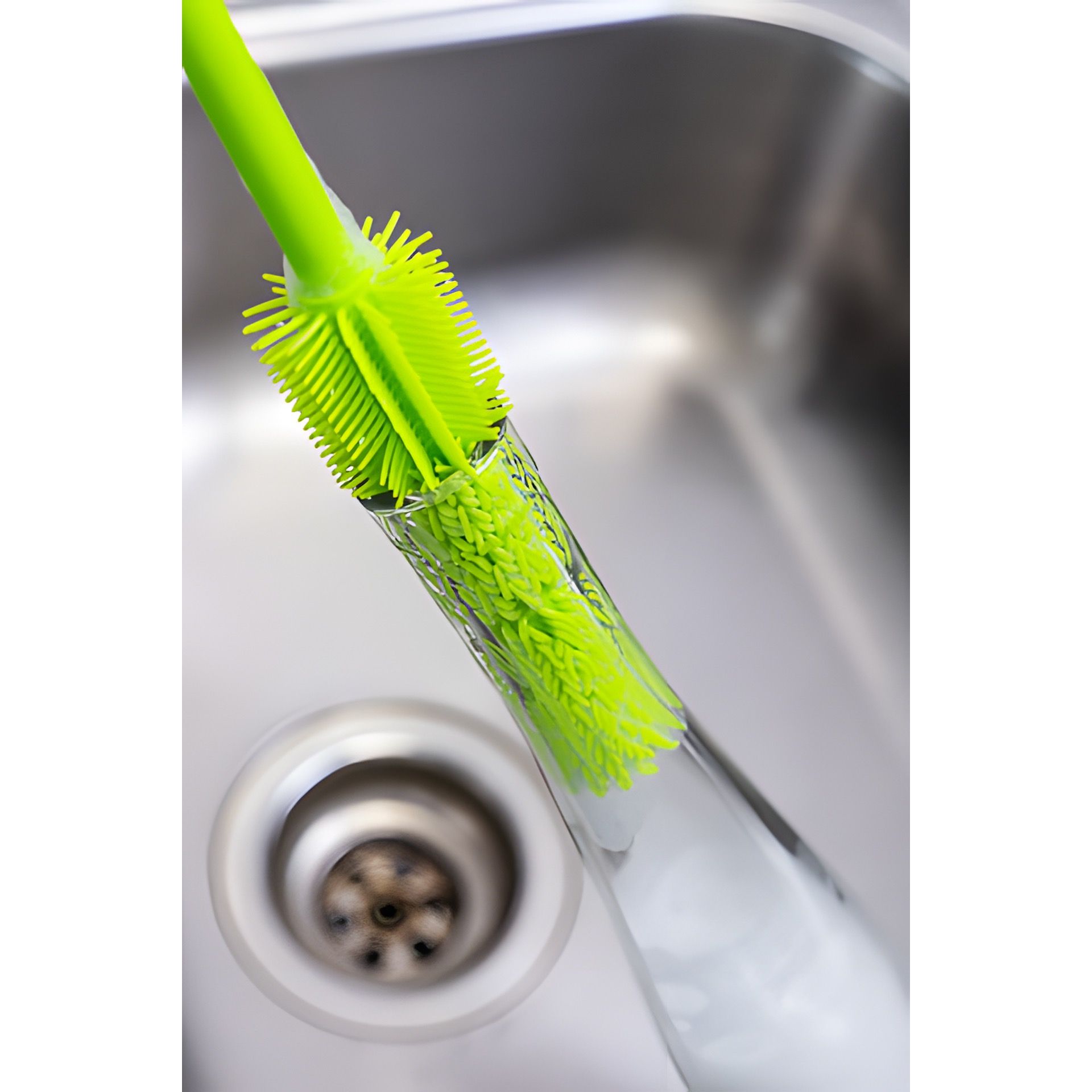 Kochblume Flaschenbürste Slim limette