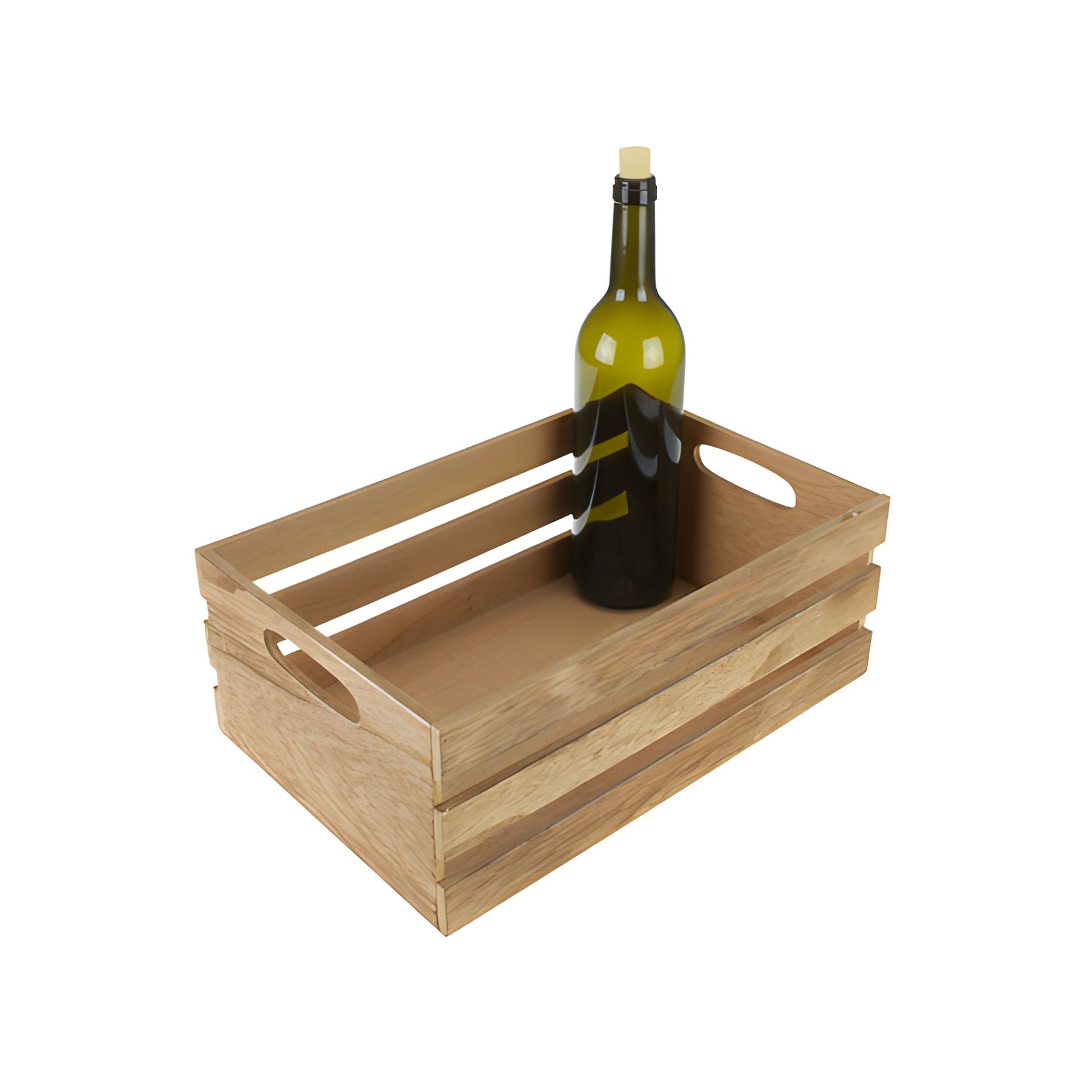 Holzkiste natur 35 x 23 cm