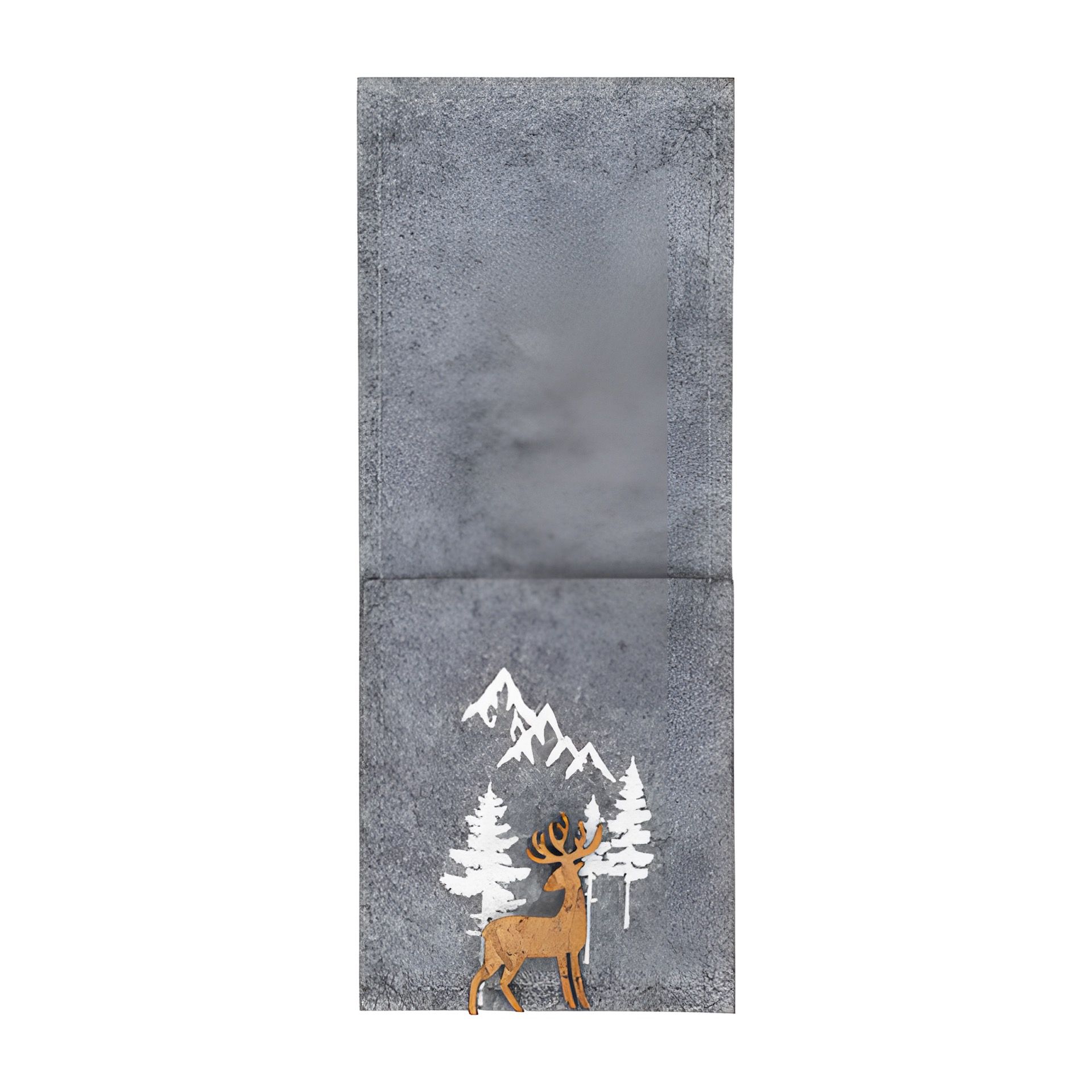 Besteckhalter 'Hirsch' aus Filz, 8 x 20 cm