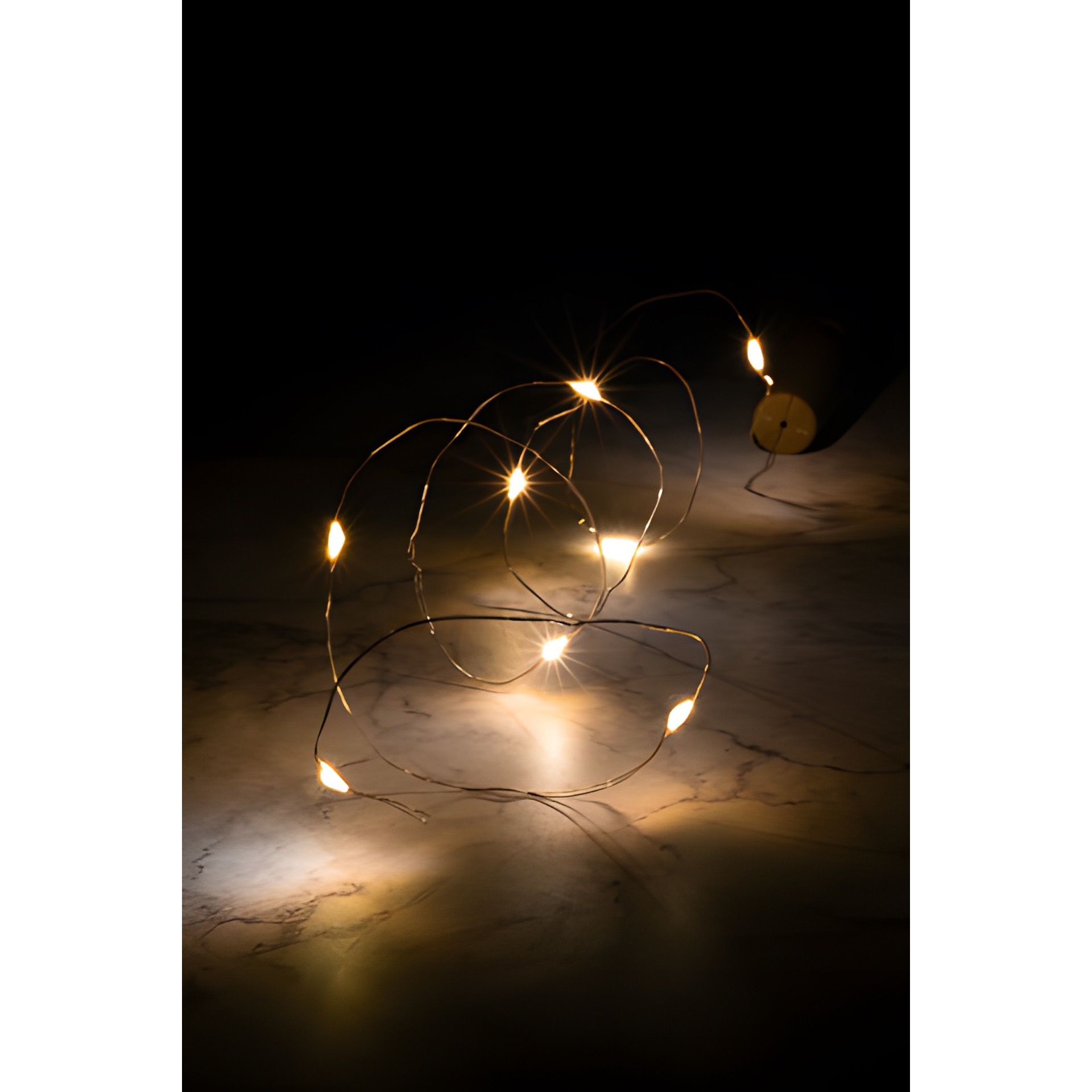 Flaschenlicht mit Abschaltautomatik, 8 LEDs, warmweiß