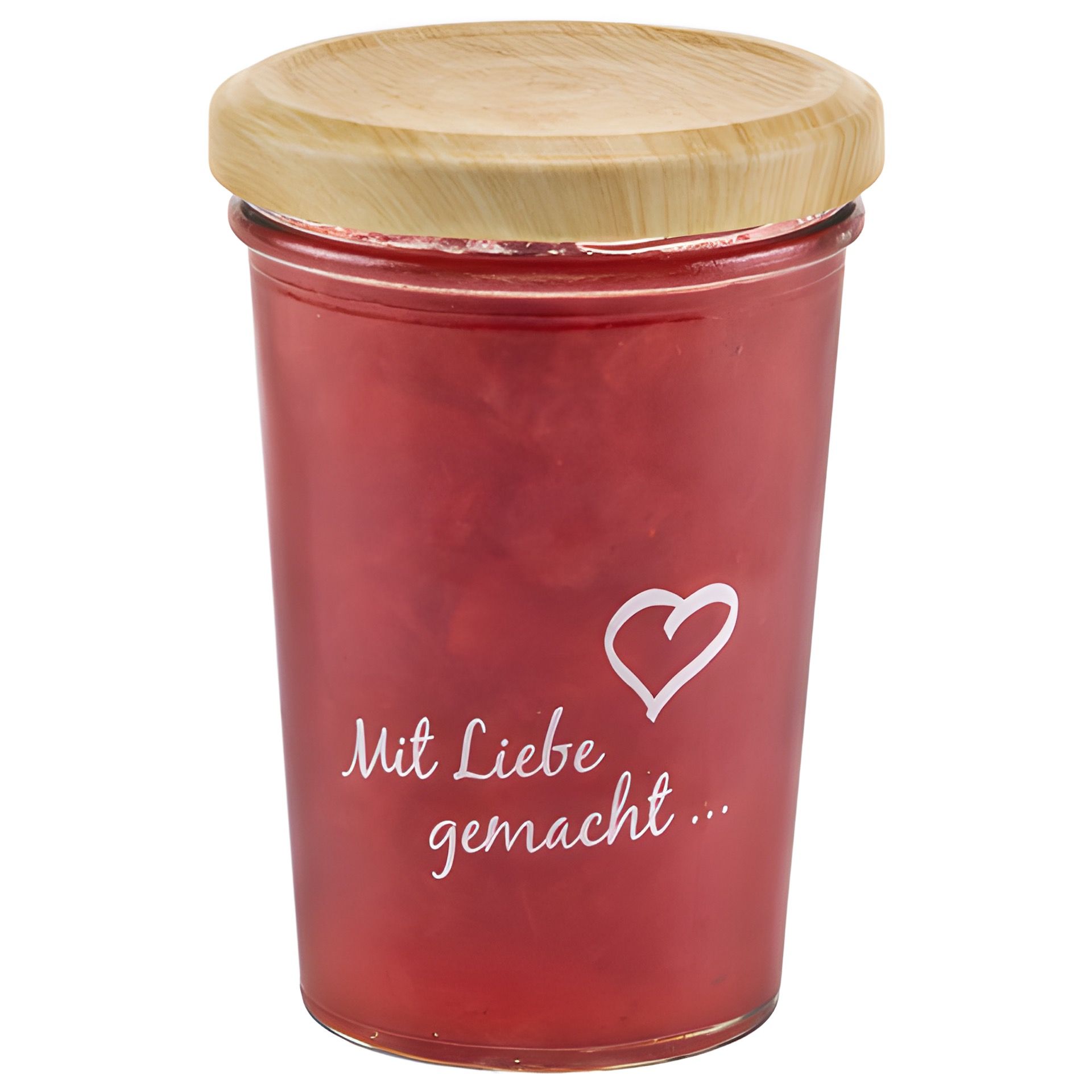 Becherglas 150 ml TO 66 'Mit Liebe gemacht'