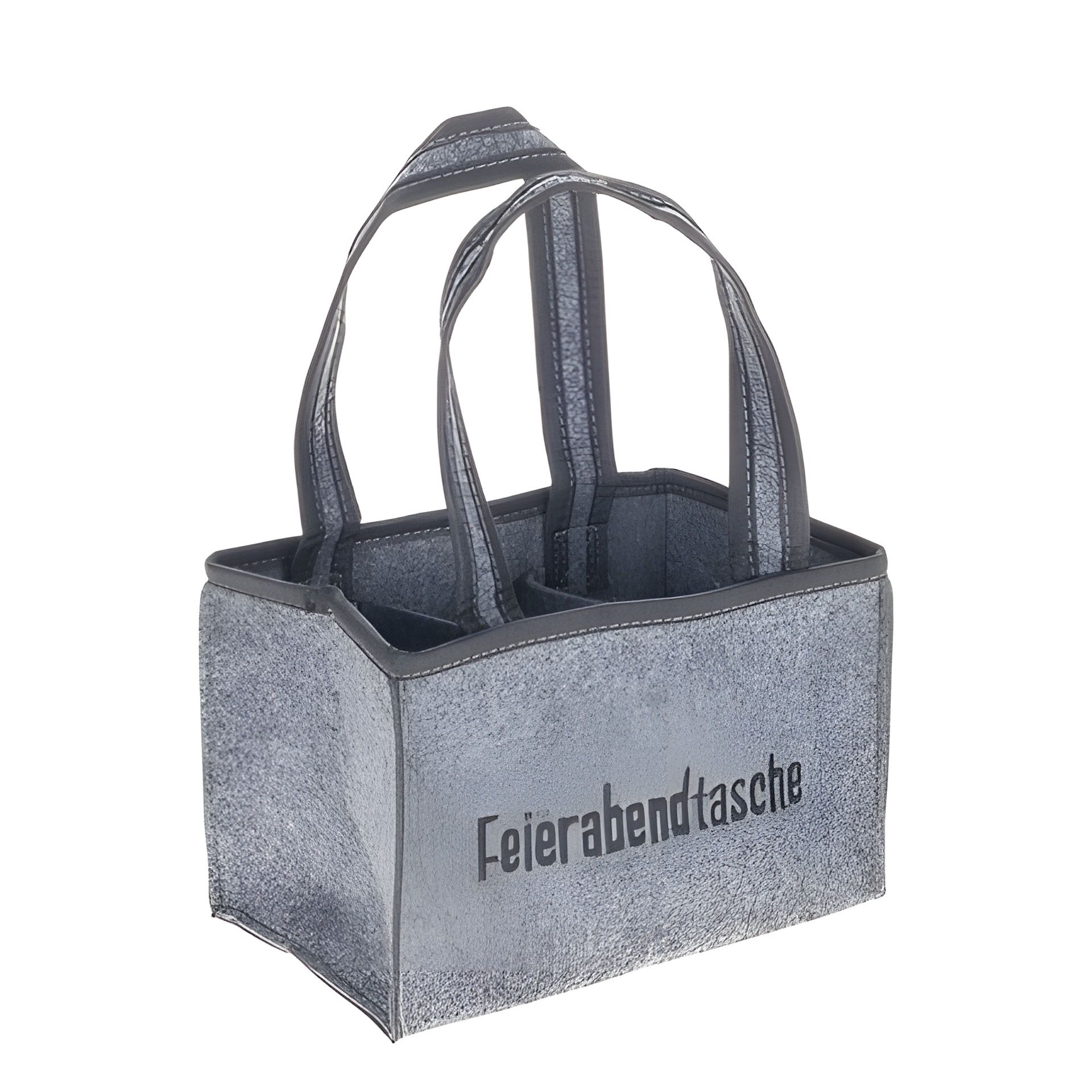 Flaschenträger 'Feierabendtasche' aus Filz, 23 x 14 x 15 cm