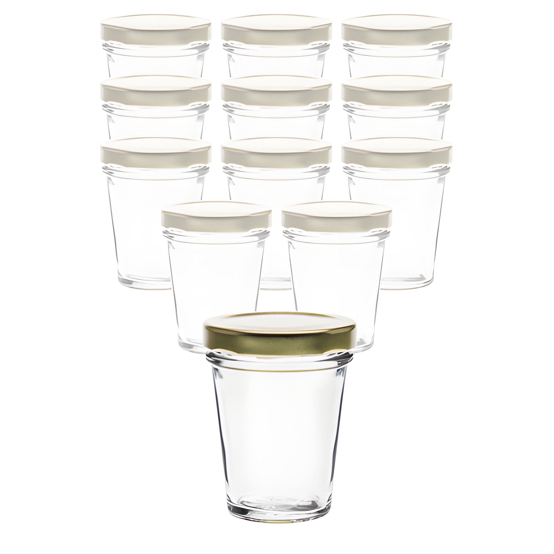 Set Becherglas  65 ml TO 58 mit Deckel