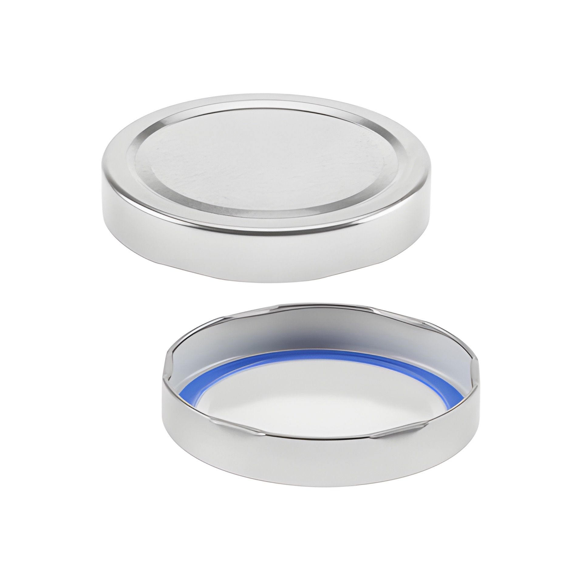 TO  82 Deep silber für Kaltabfüllung BLUESEAL