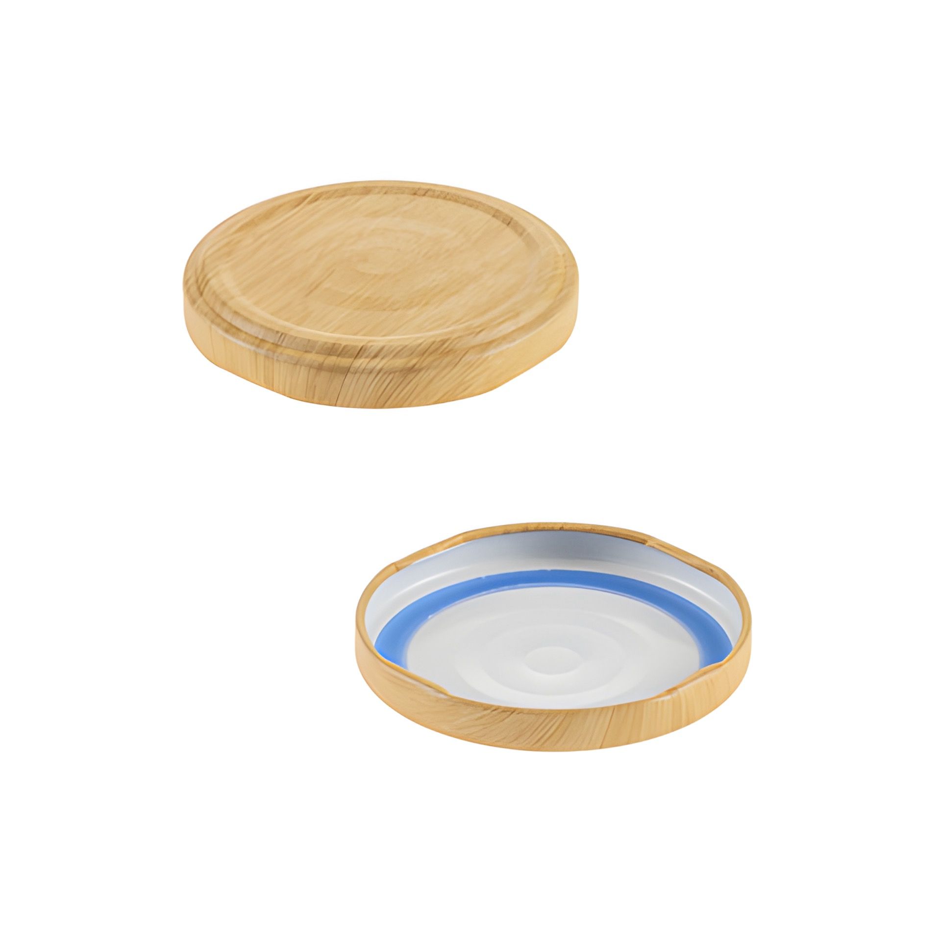 TO 63 Holzdekor matt past. mit Button BLUESEAL