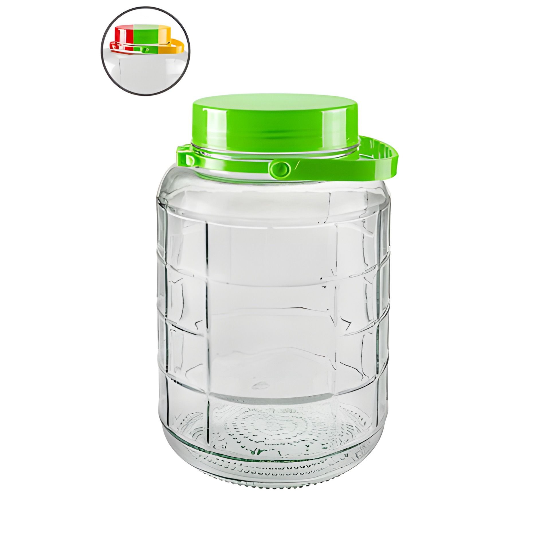 Weithalsglas 5 Liter mit Henkel