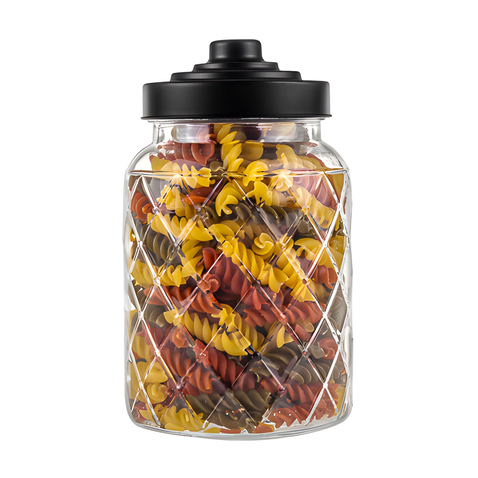 Vorratsglas 'Raute' 1000 ml mit Schraubdeckel