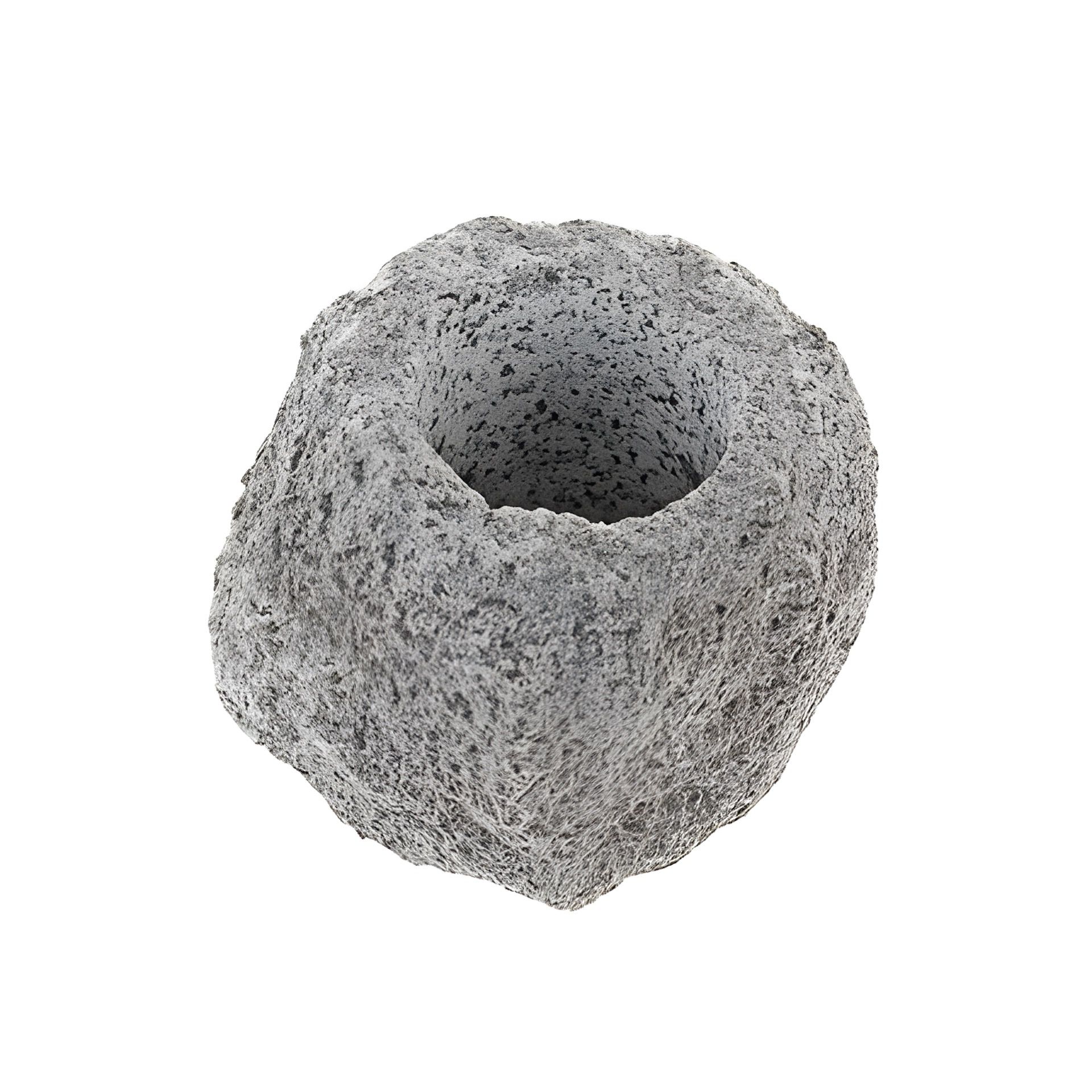 Flaschen- und Glashalter 'Granitstein' Bohrung Ø ca. 59 mm