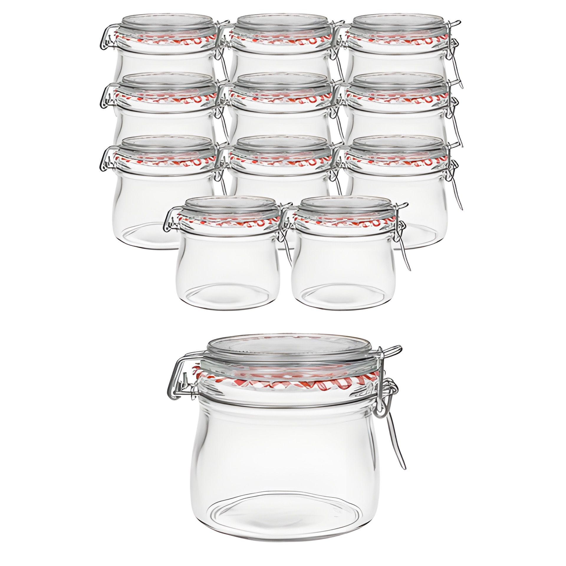 12er Set Bügelglas 'Ermetico' 500 ml