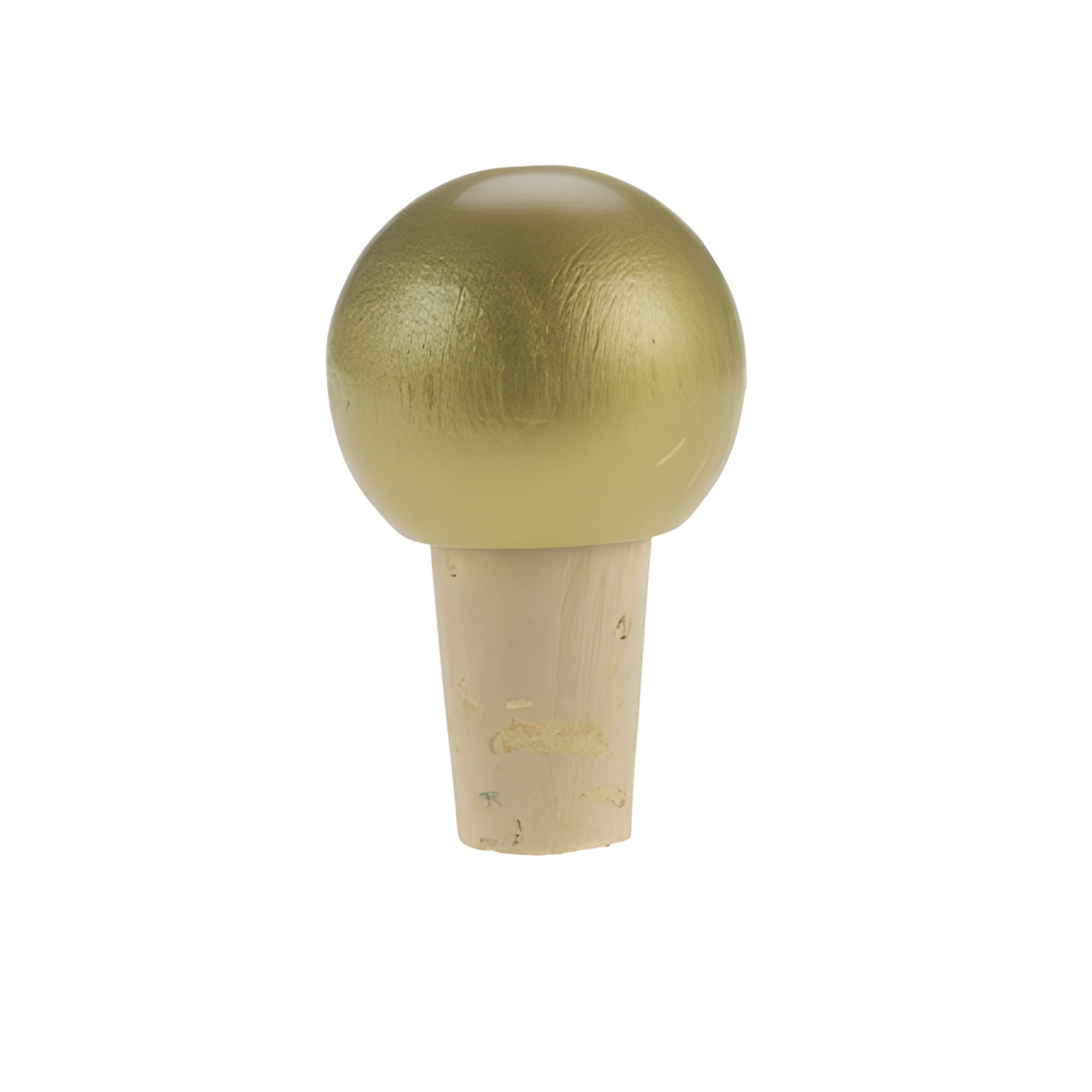 Deko-Korken 10/13 mit Holzkugel gold Ø 24 mm