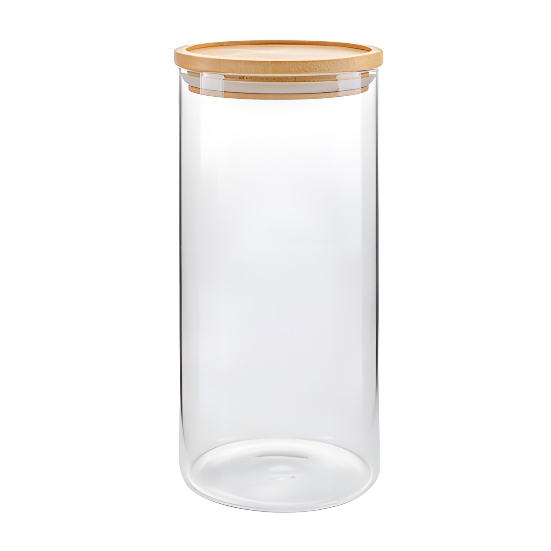 Vorratsglas 1200 ml mit Bambusdeckel
