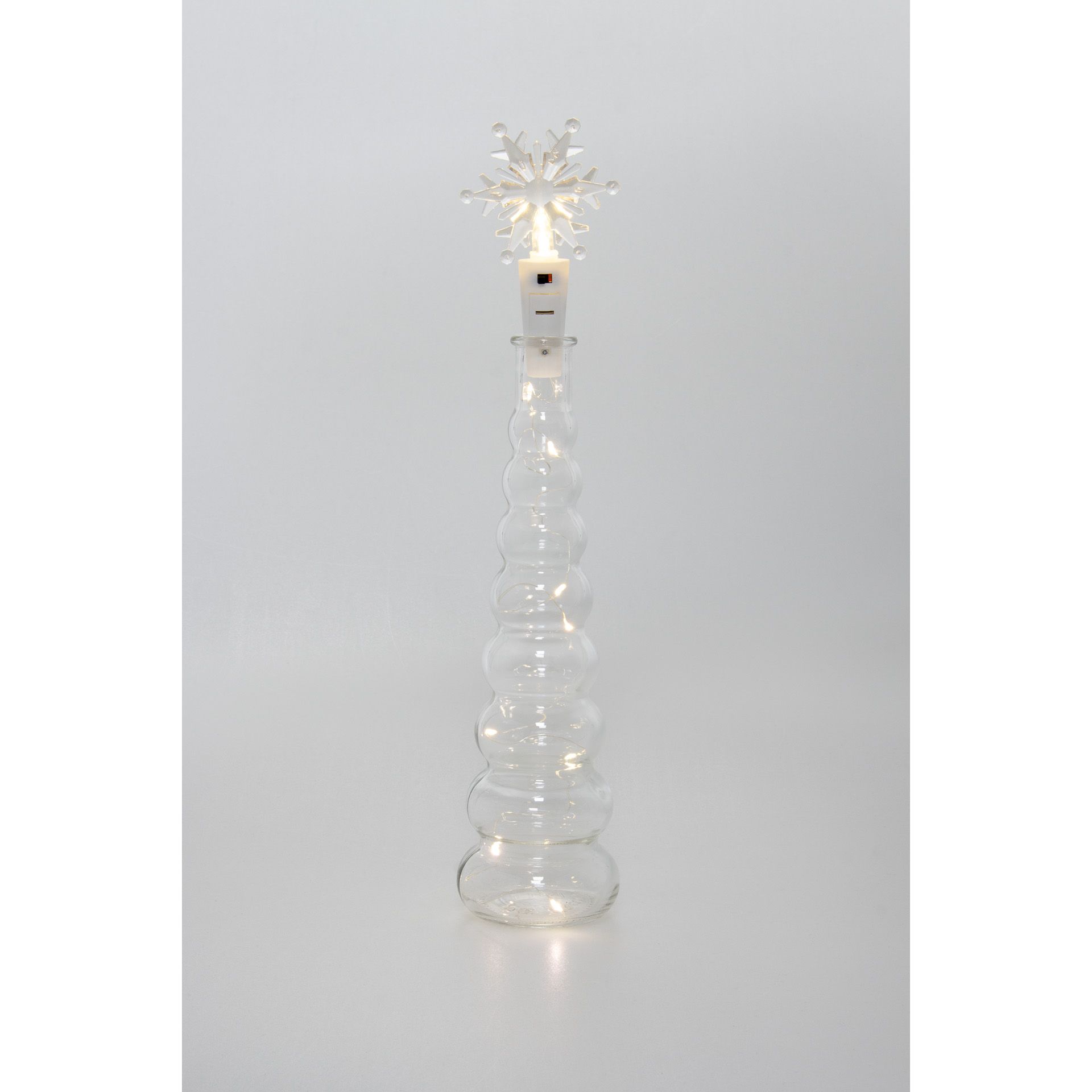 Flaschenlicht 'Schneeflocke', 8 LEDs