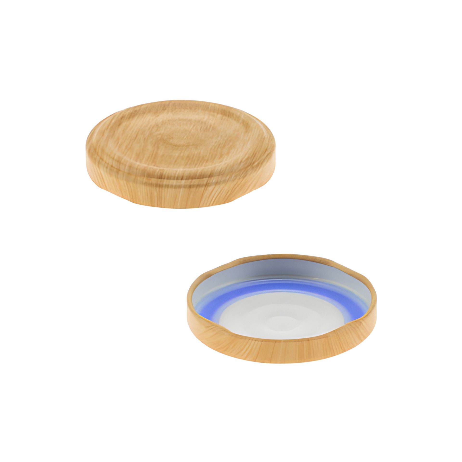 TO  53 Holzdekor matt past. mit Button BLUESEAL