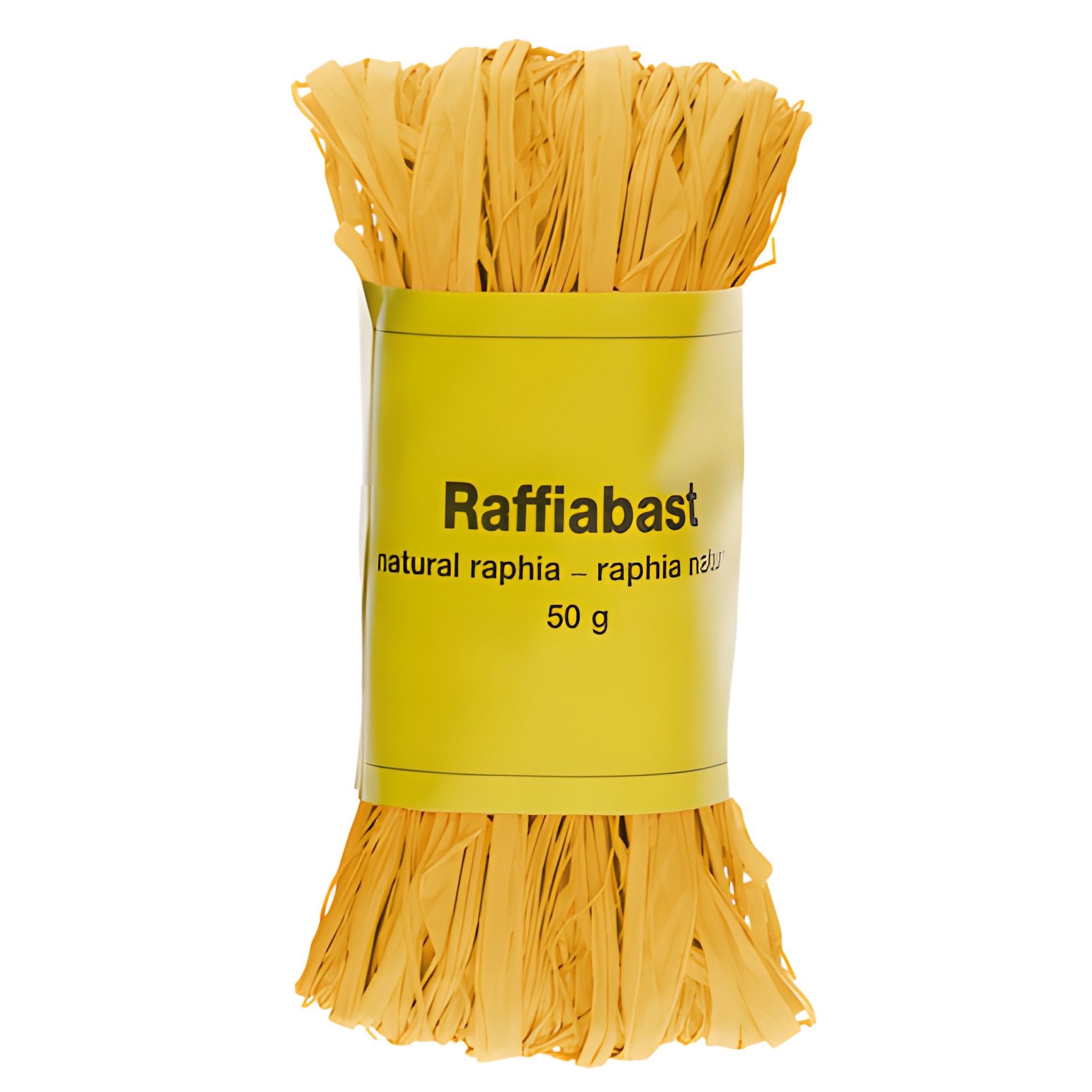 Raffia Bast 50 g gelb