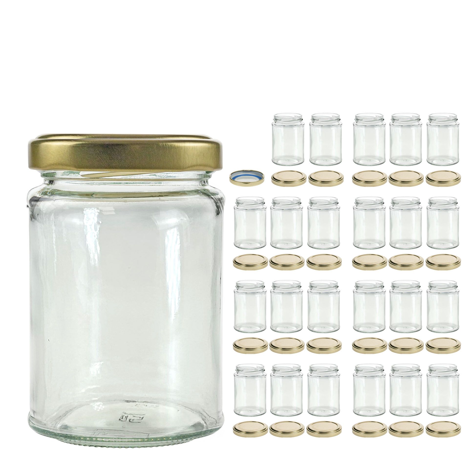 Rundglas 193 ml, 24er Set