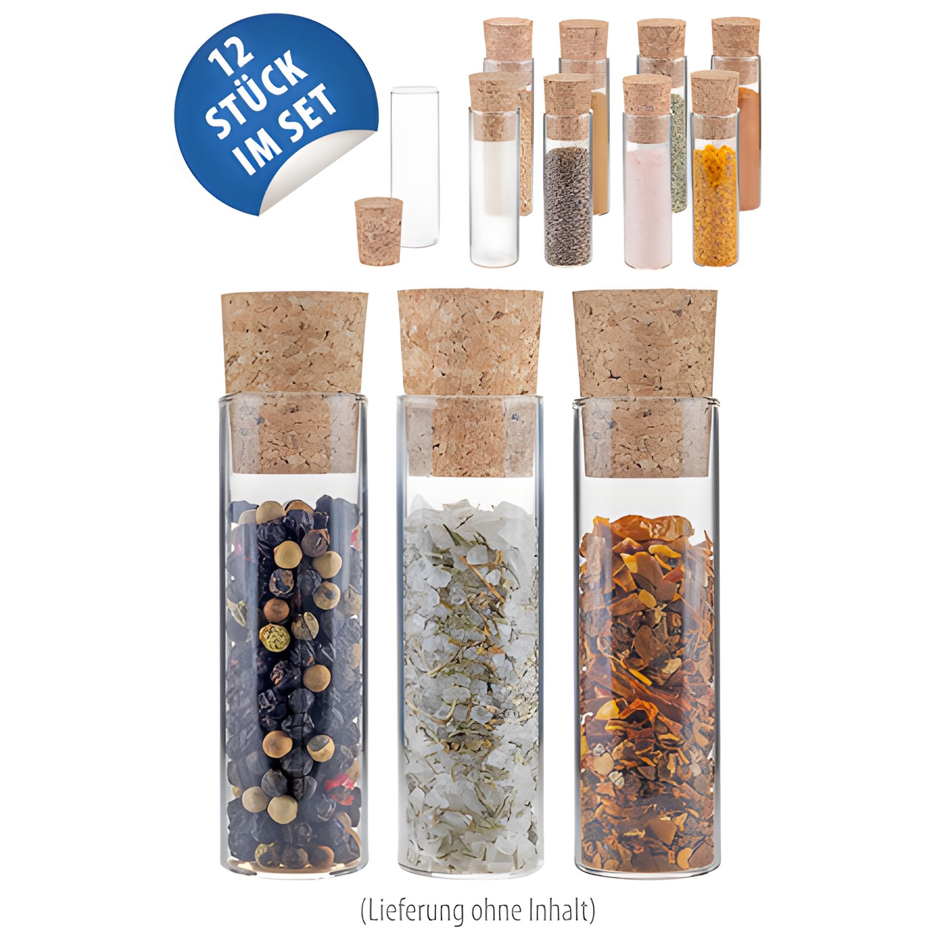 Minikorkenglas 20 ml, 12er Set