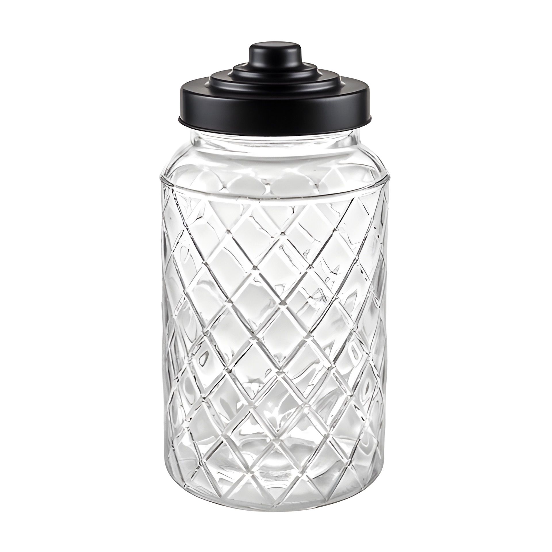 Vorratsglas 'Raute' 1200 ml mit Schraubdeckel
