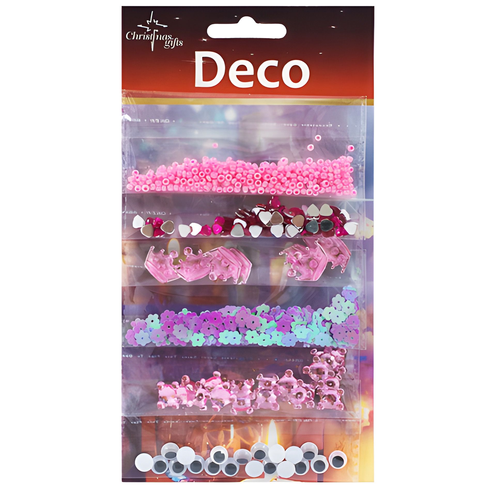 Hobby Deko-Set Xmas, rosa