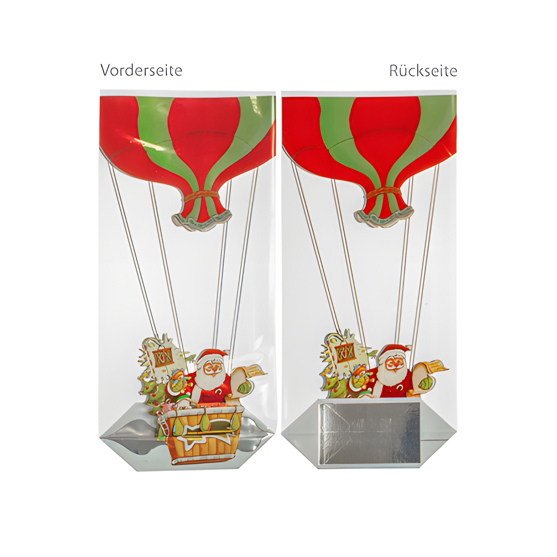 Adventskalender Set 'Kreuzbodenbeutel Ballon', 49-teilig