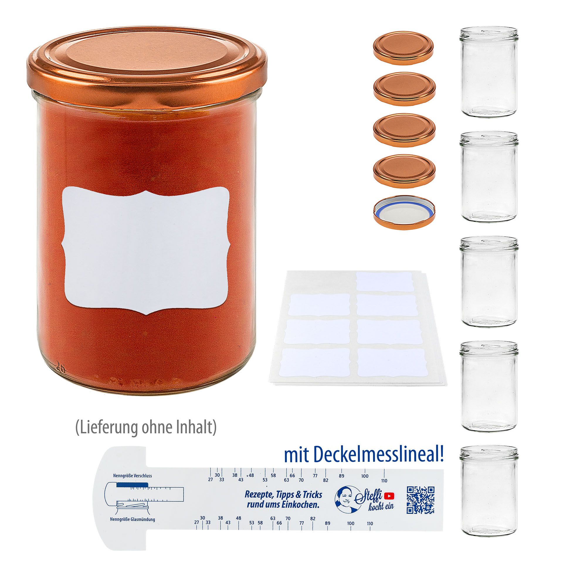 Sturzglas 440 ml, 6er Set