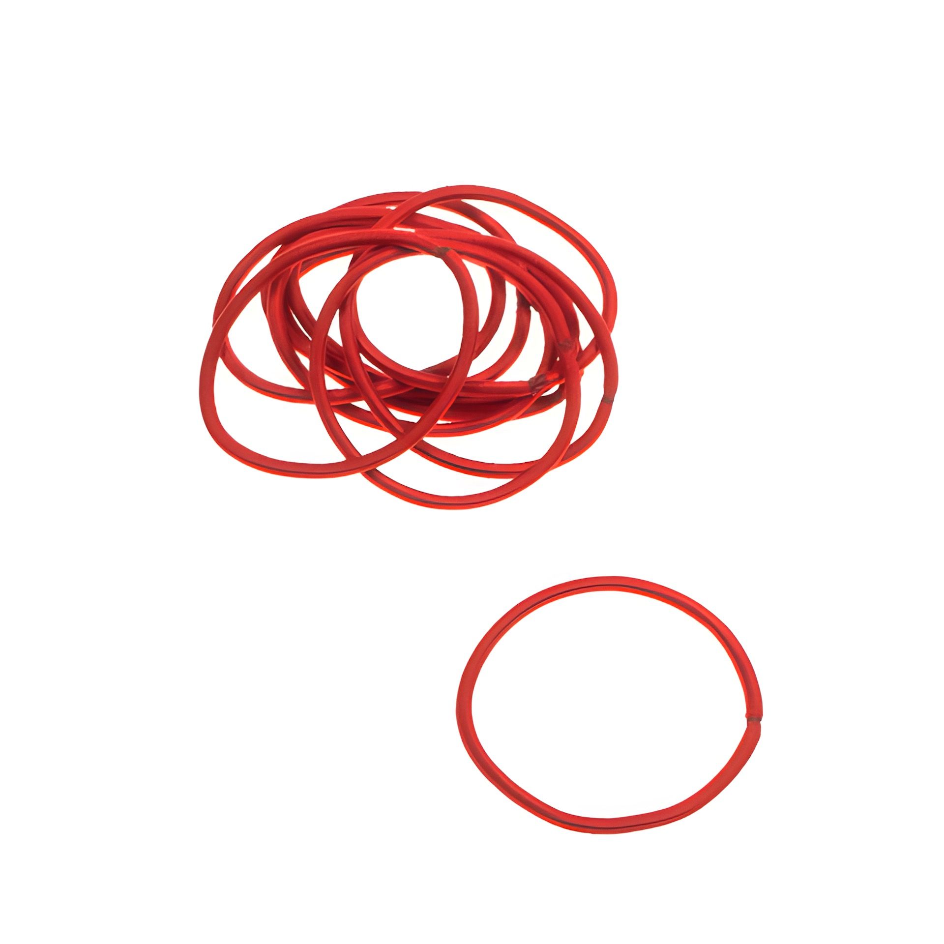 Elastische Schlaufen 40 mm, rot, 10 Stück