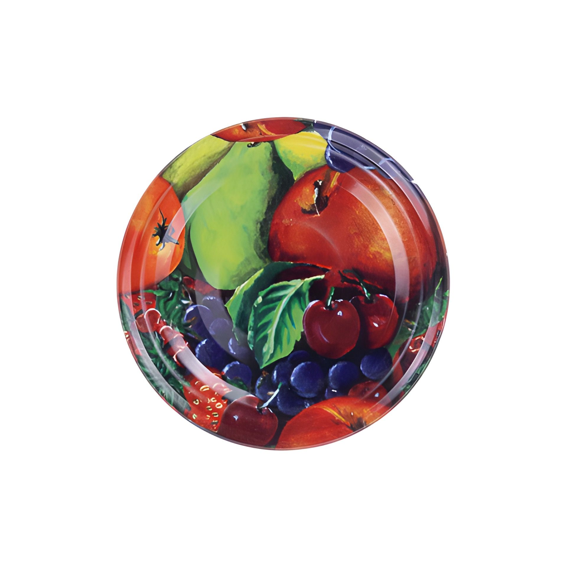 TO  48 Obstdekor past. mit Button