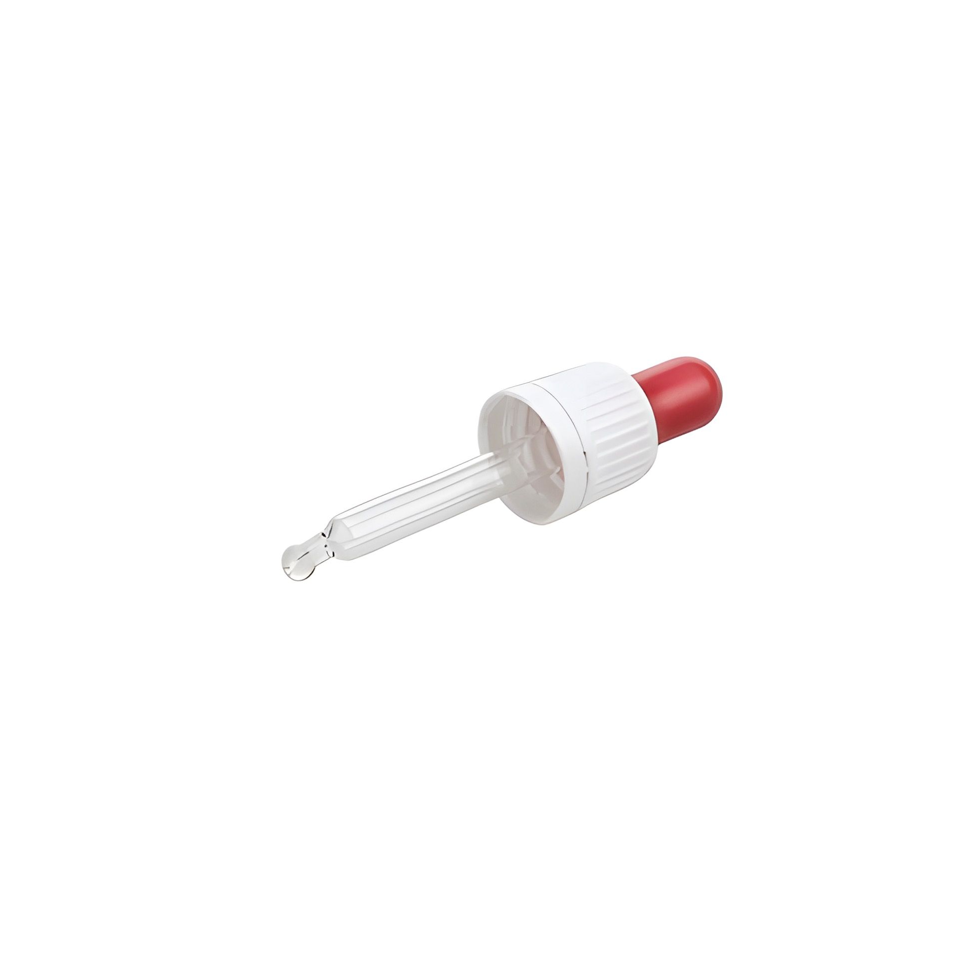 Pipette DIN 18 mit Originalitätsring weiß  60 mm
