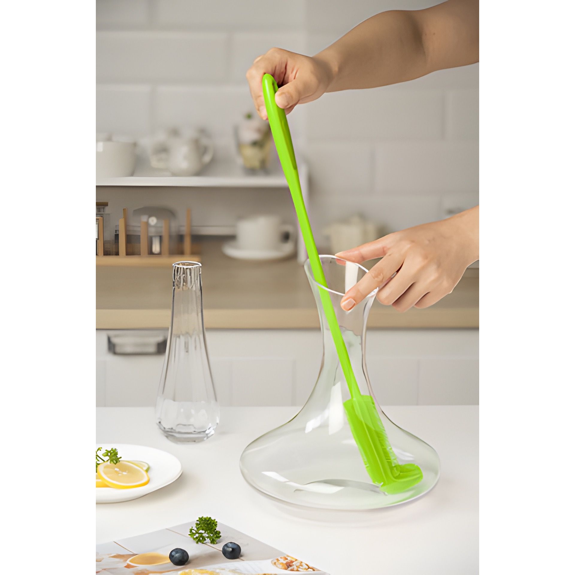 Kochblume Flaschenbürste Slim limette