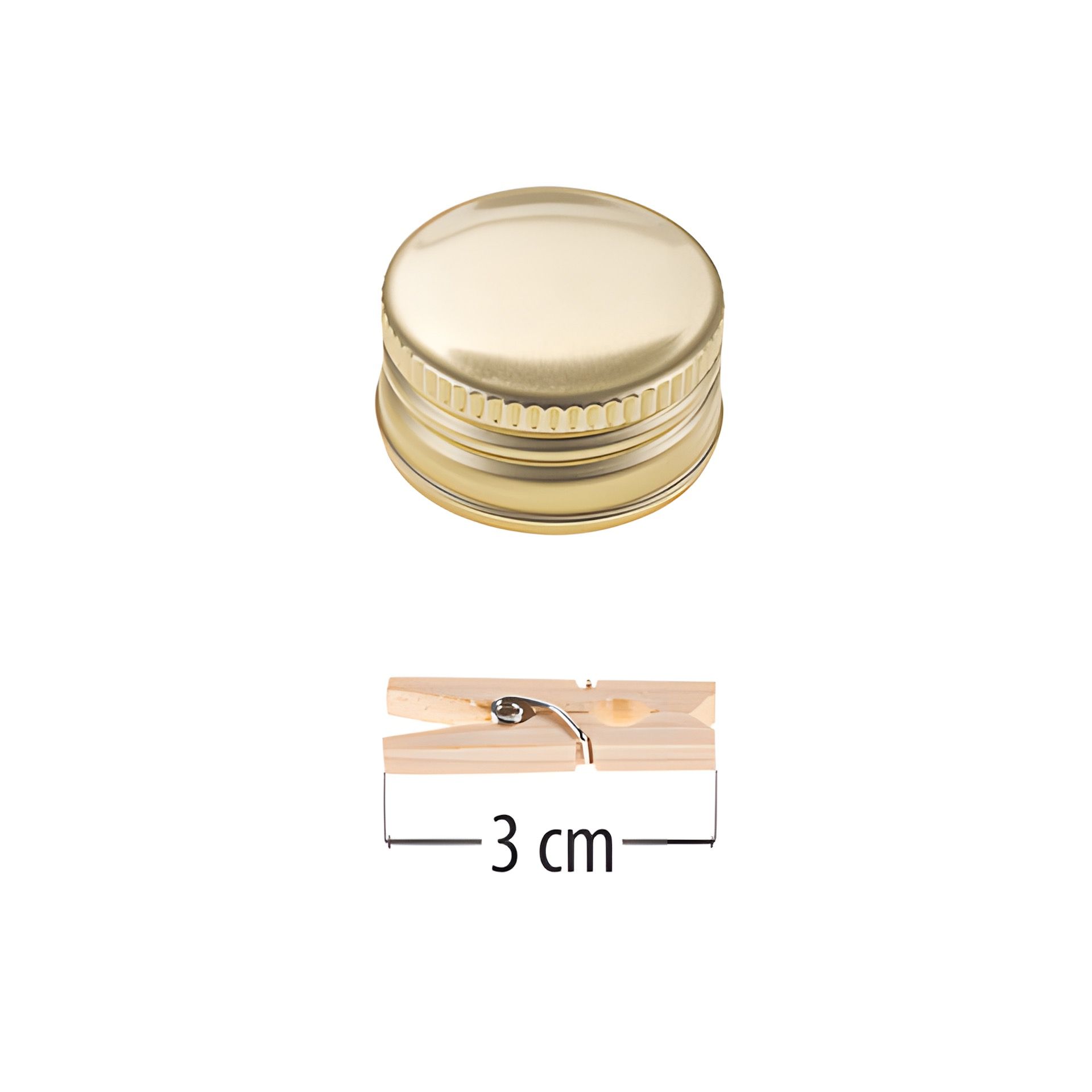 Holzklammer 3 cm, 50 Stück