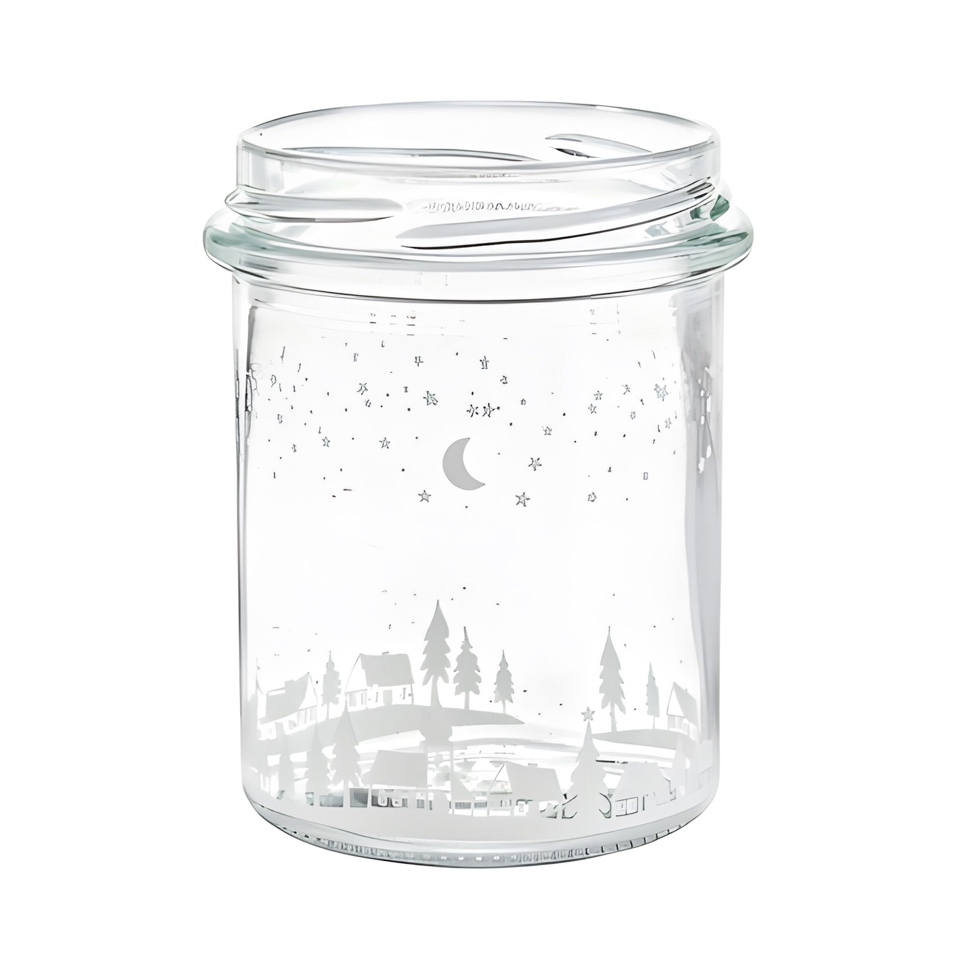 Sturzglas 215 ml 'Winterlandschaft'