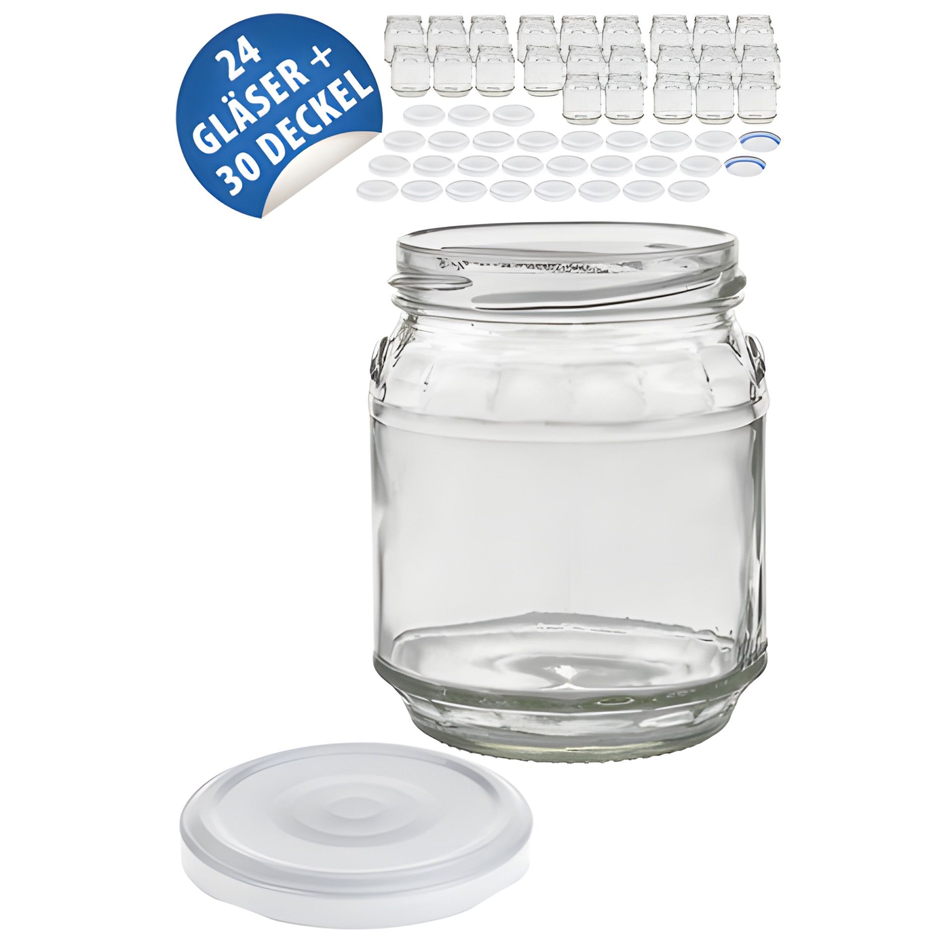Henkelglas 320 ml, 24er Set
