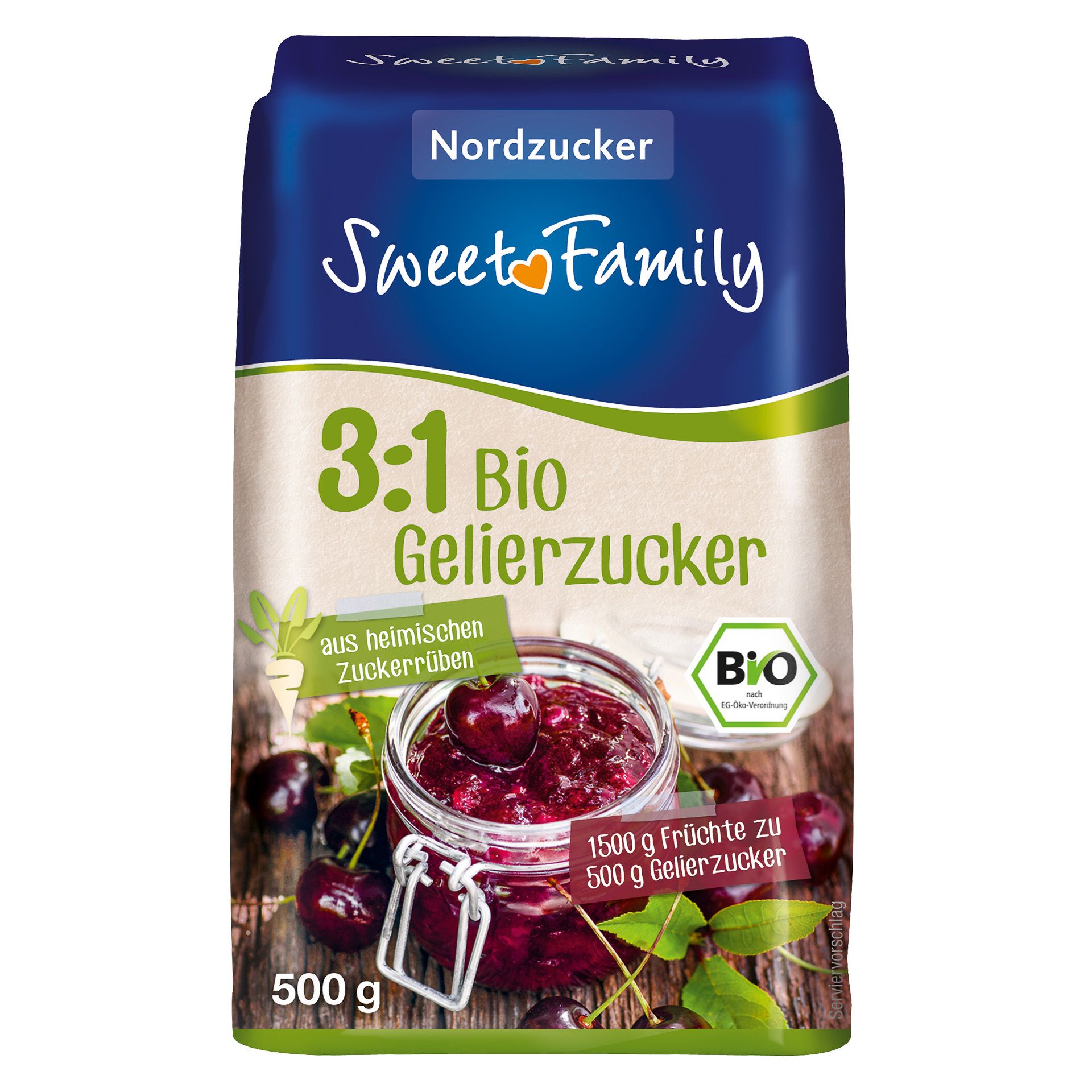 Bio-Gelierzucker 3:1, 500 g