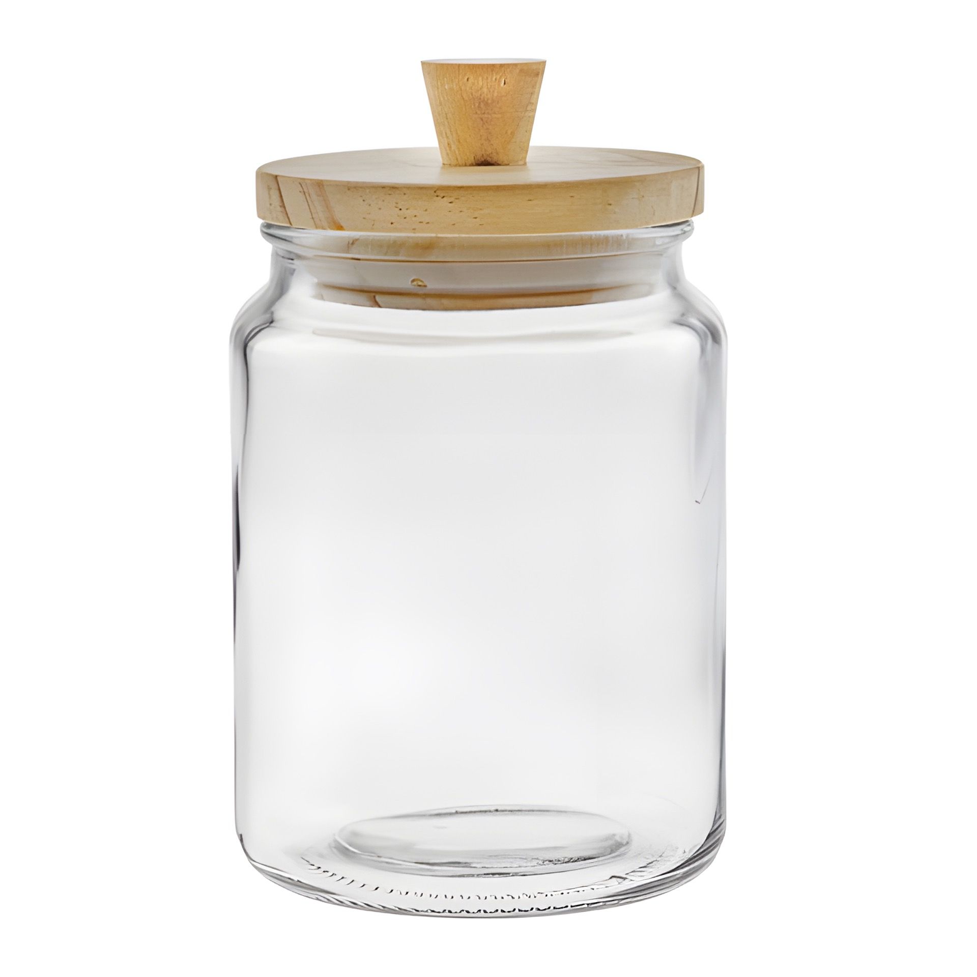 Vorratsglas 680 ml mit Holzdeckel