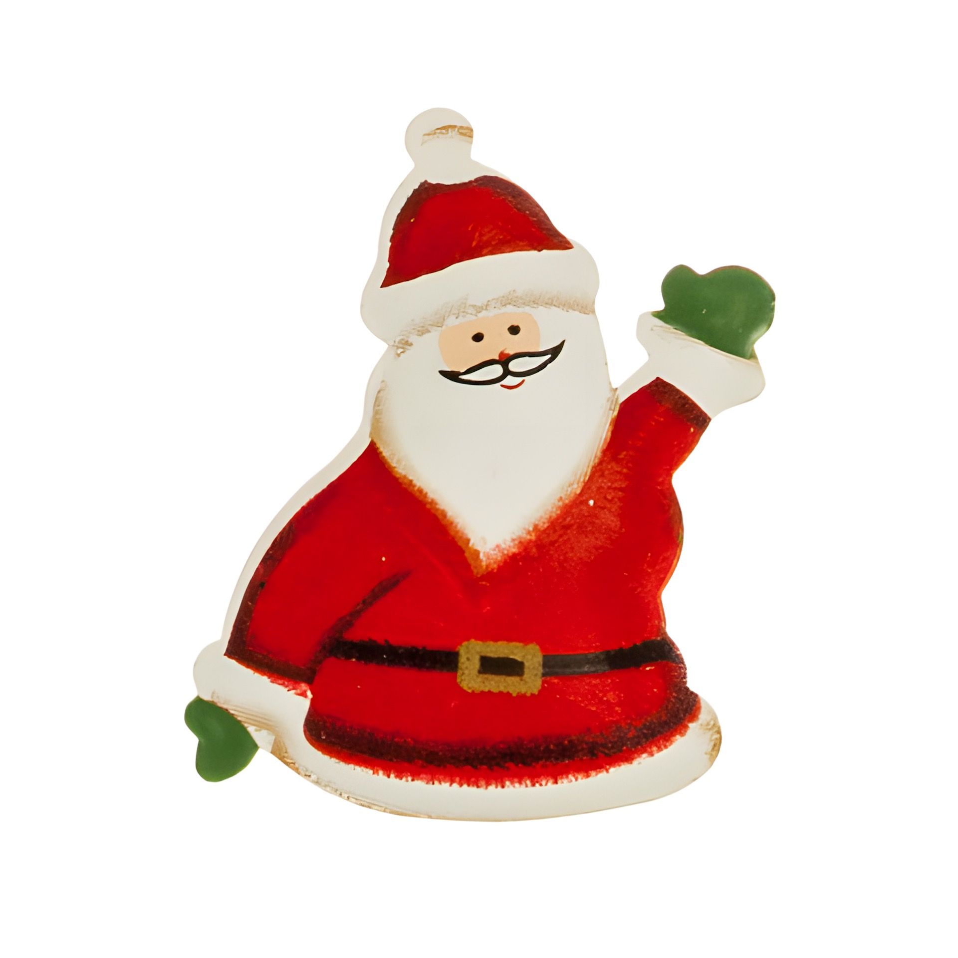 Metallsticker 'Schneemann und Weihnachtsmann' - 96er Set