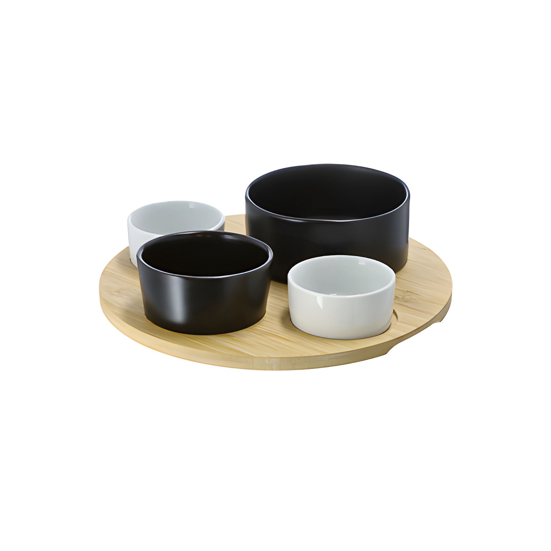 Bambusbrett-Set, 5-teilig