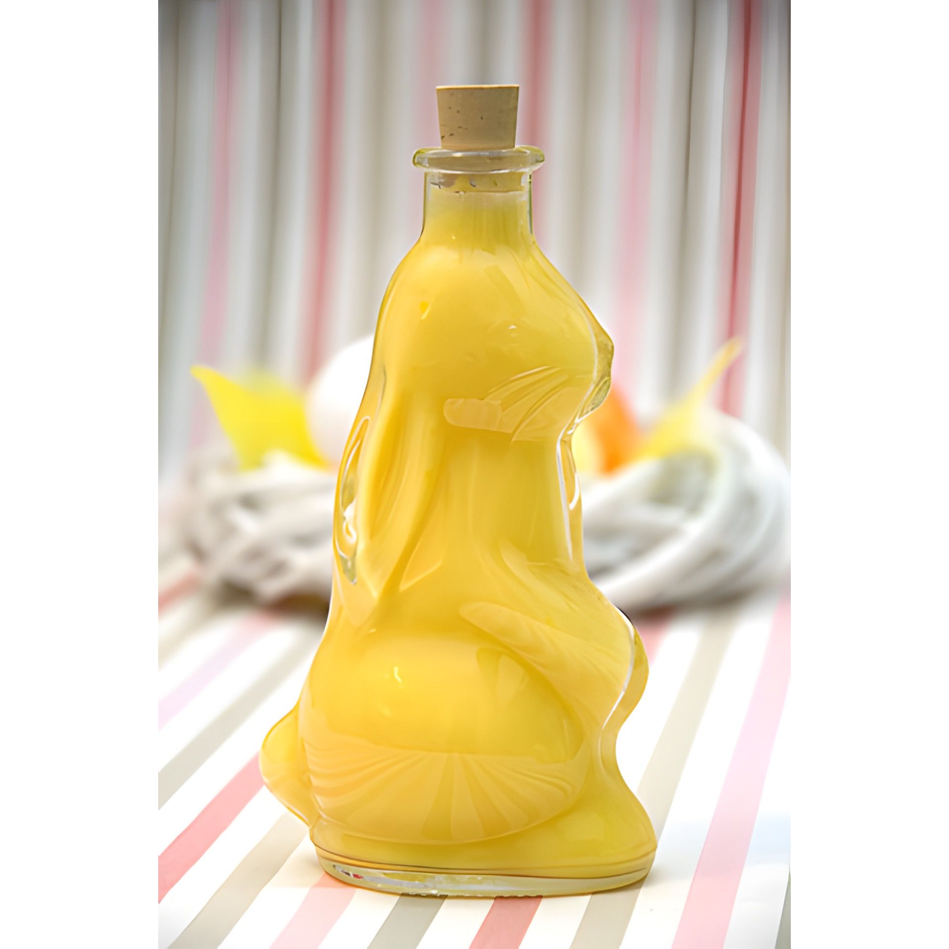 Hasenflaschen 200 ml mit Deko, 3er Set