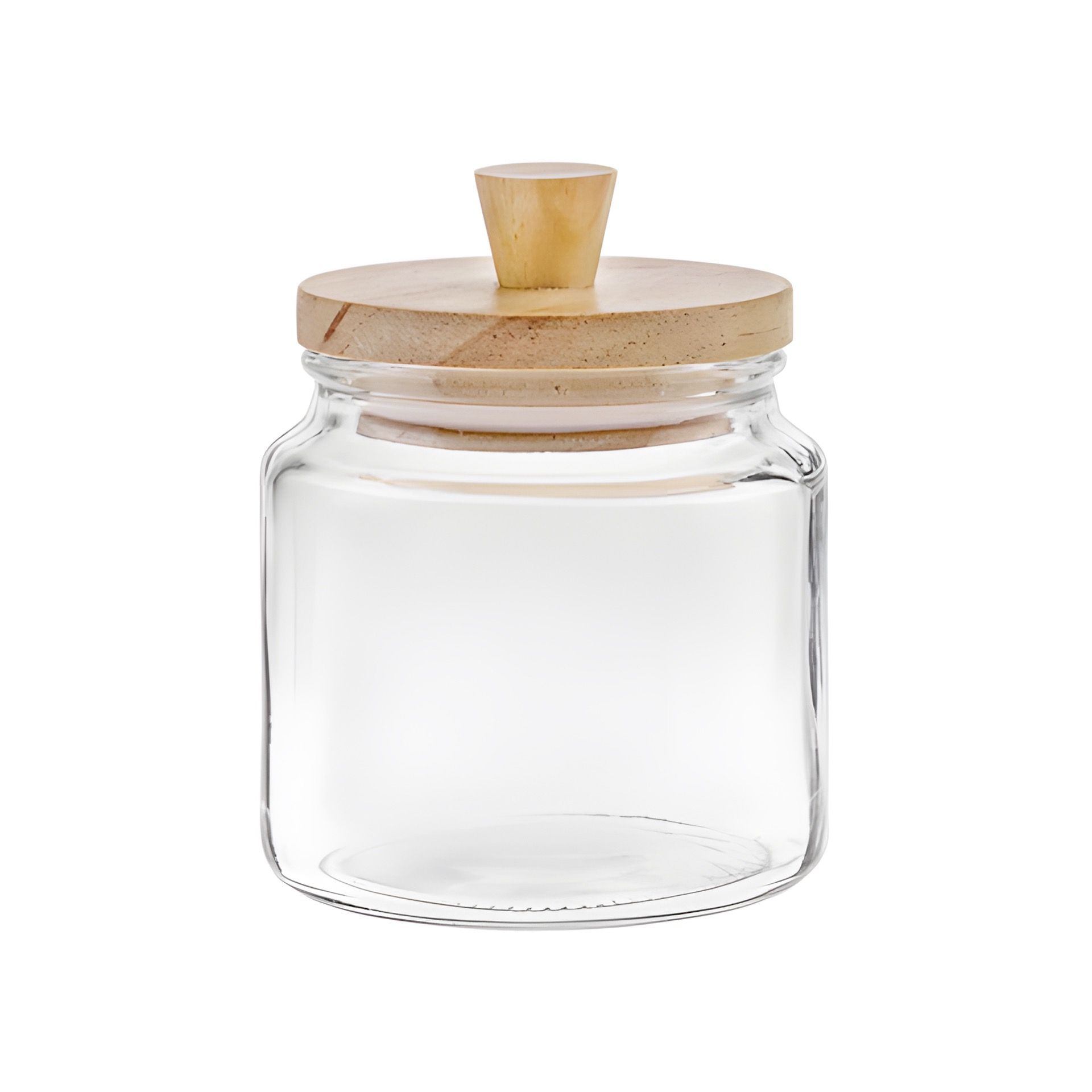 Vorratsglas 500 ml mit Holzdeckel