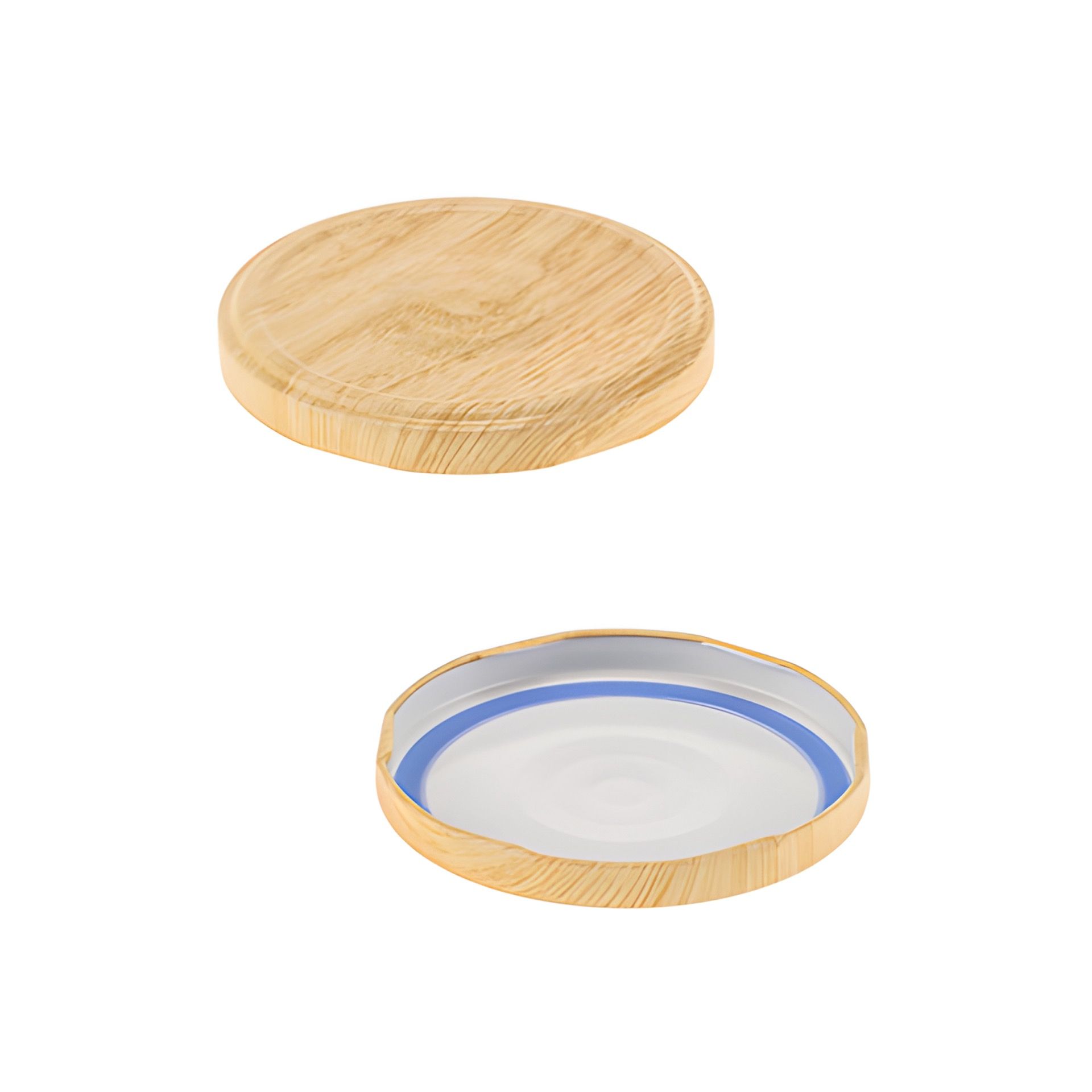TO  70 Holzdekor matt past. mit Button BLUESEAL