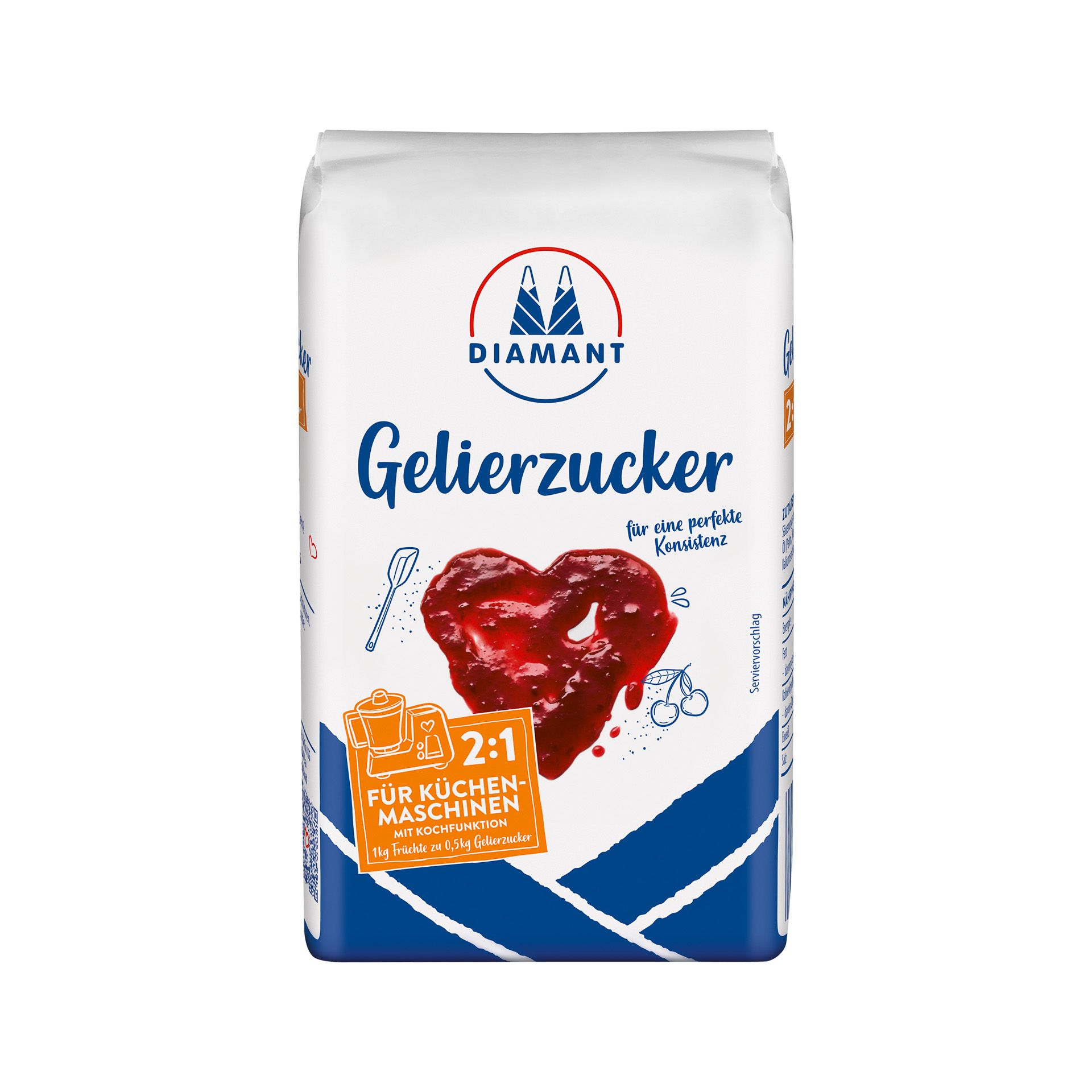 Gelierzucker 2:1 für Küchenmaschinen, 500 g