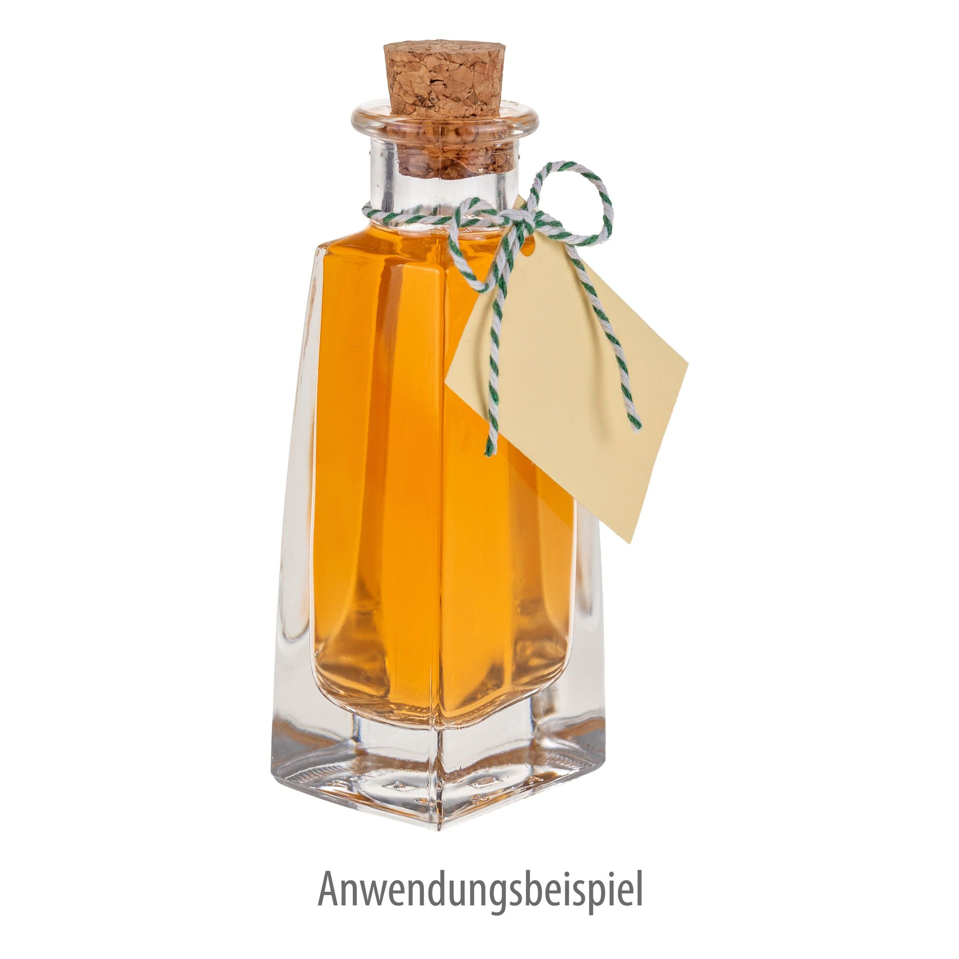Anhängeetiketten 60x40 mm chamois - 5 Blatt A4