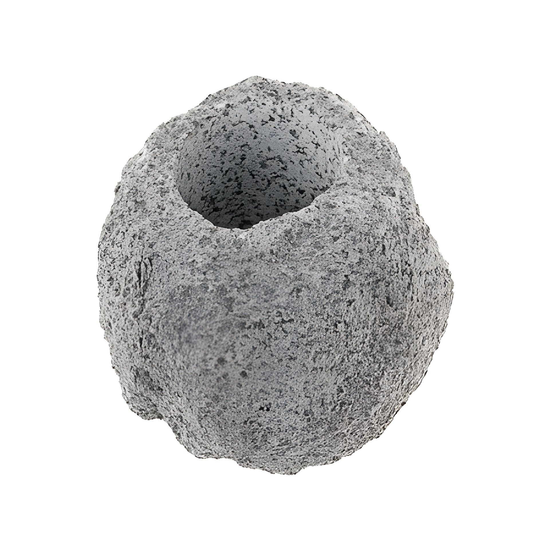 Flaschen- und Glashalter 'Granitstein' Bohrung Ø ca. 61 mm
