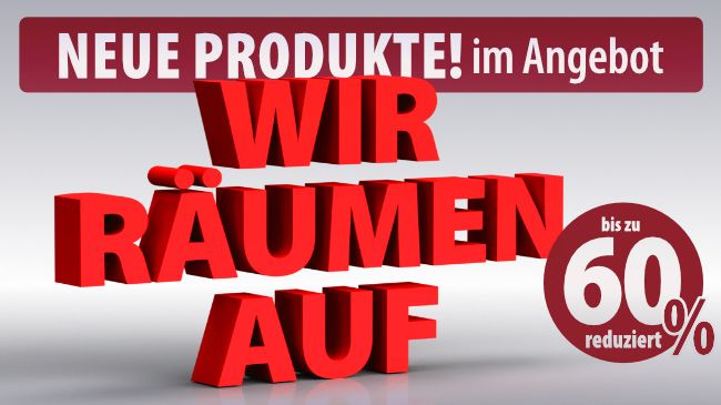 Großer Abverkauf