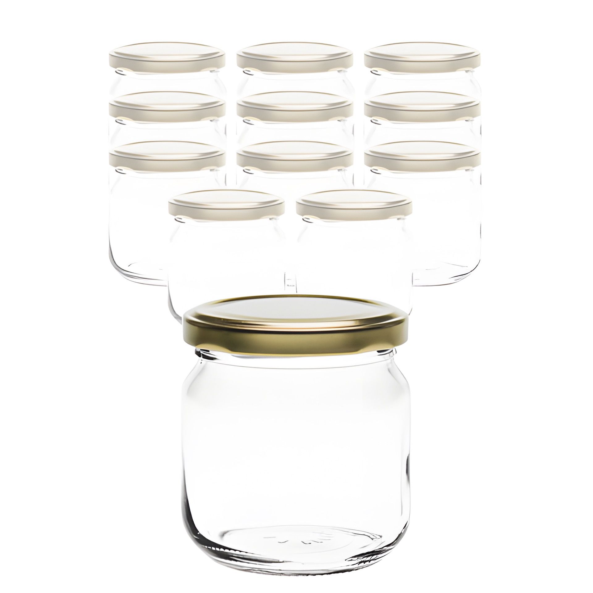 Set Rundglas 212 ml nieder mit Deckel