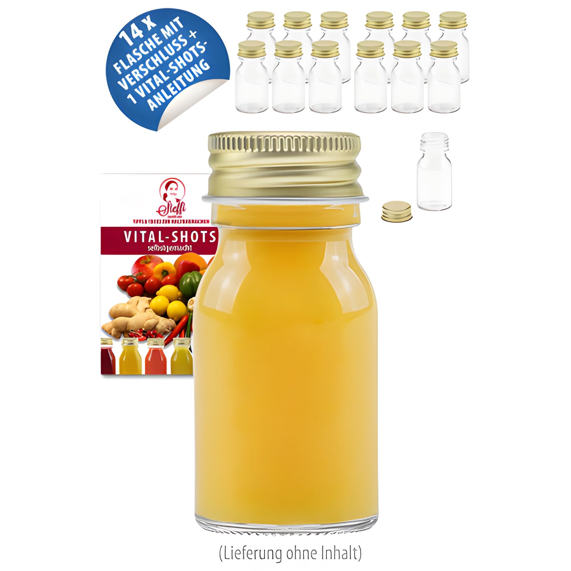 Glasflasche 30 ml, 14er Set